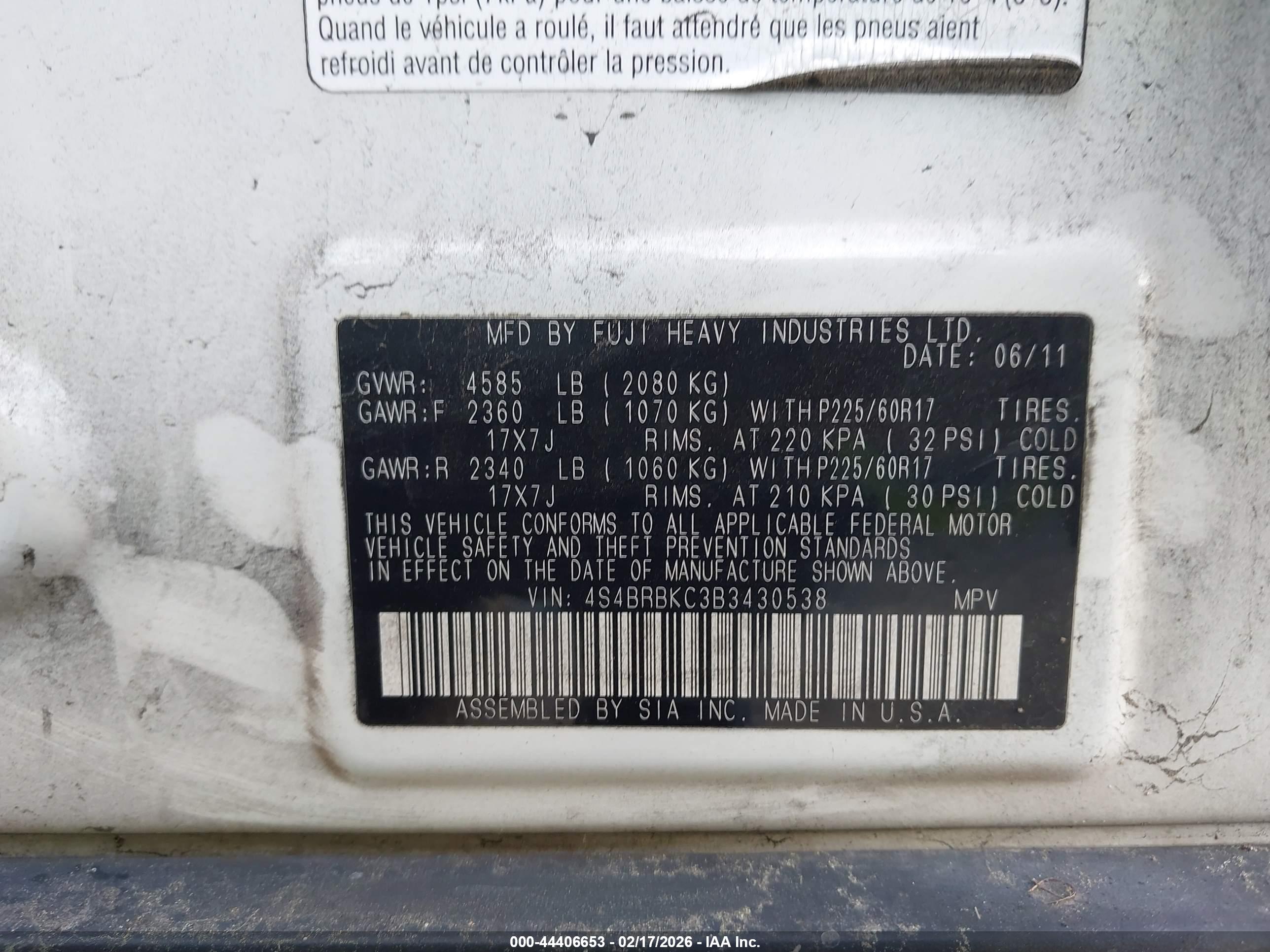 SUBARU OUTBACK image 9