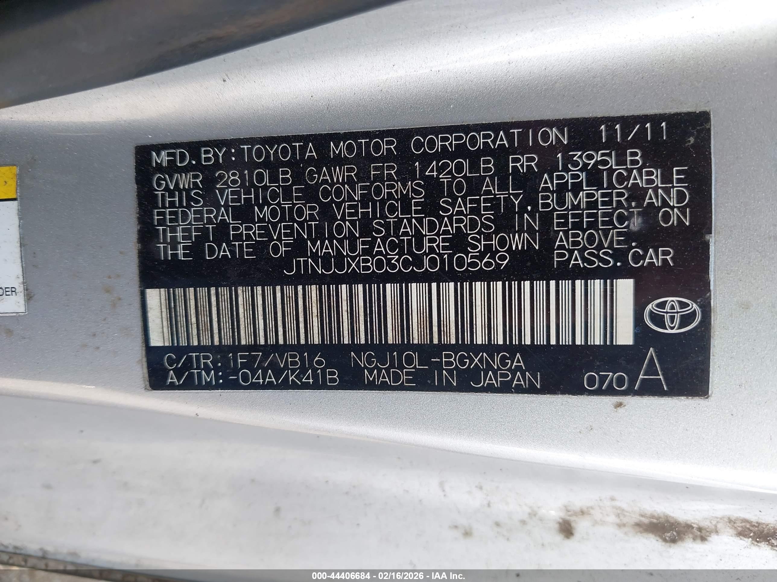 SCION IQ image 9