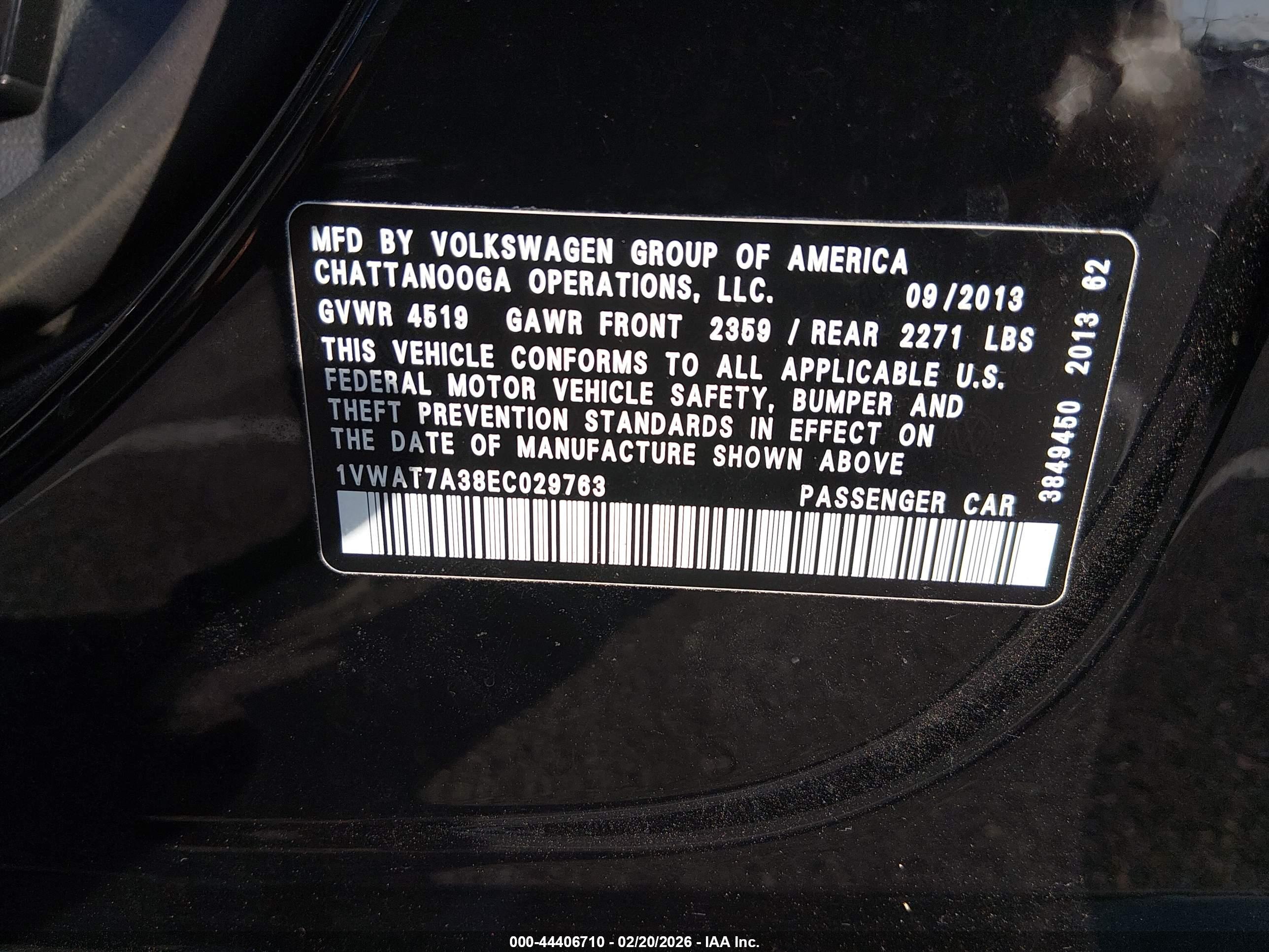 VOLKSWAGEN PASSAT image 9