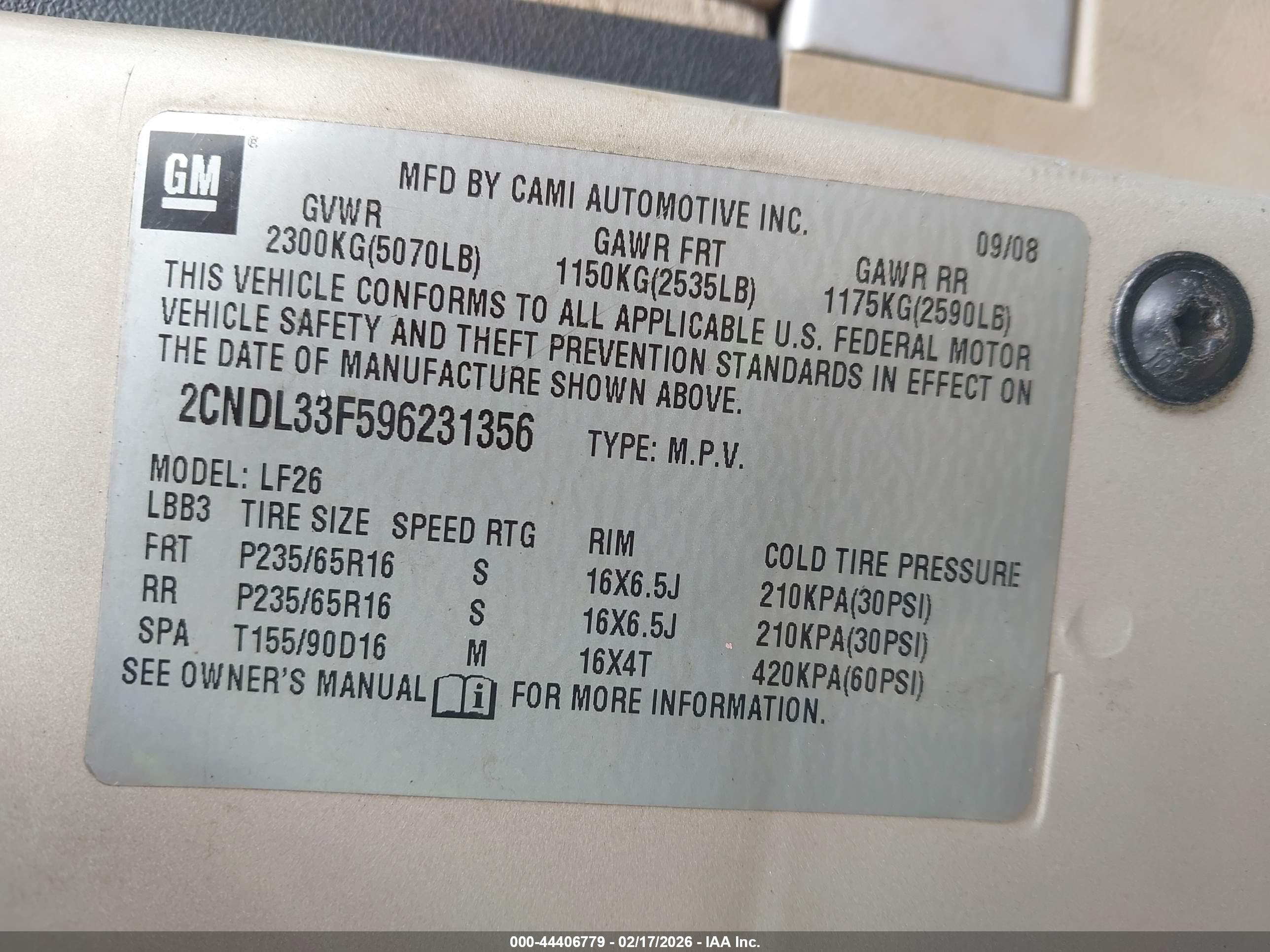 CHEVROLET EQUINOX image 9