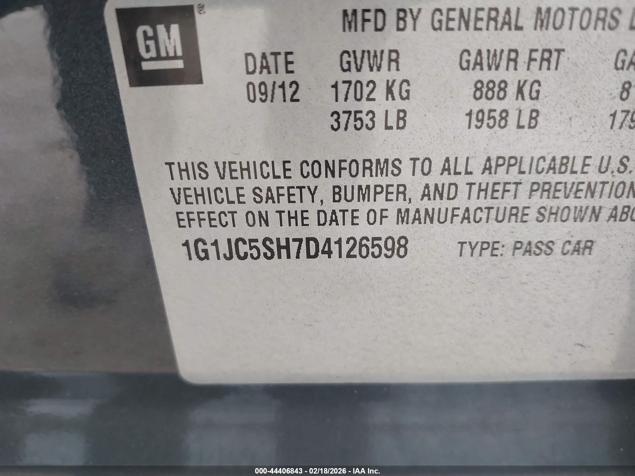 CHEVROLET SONIC image 9