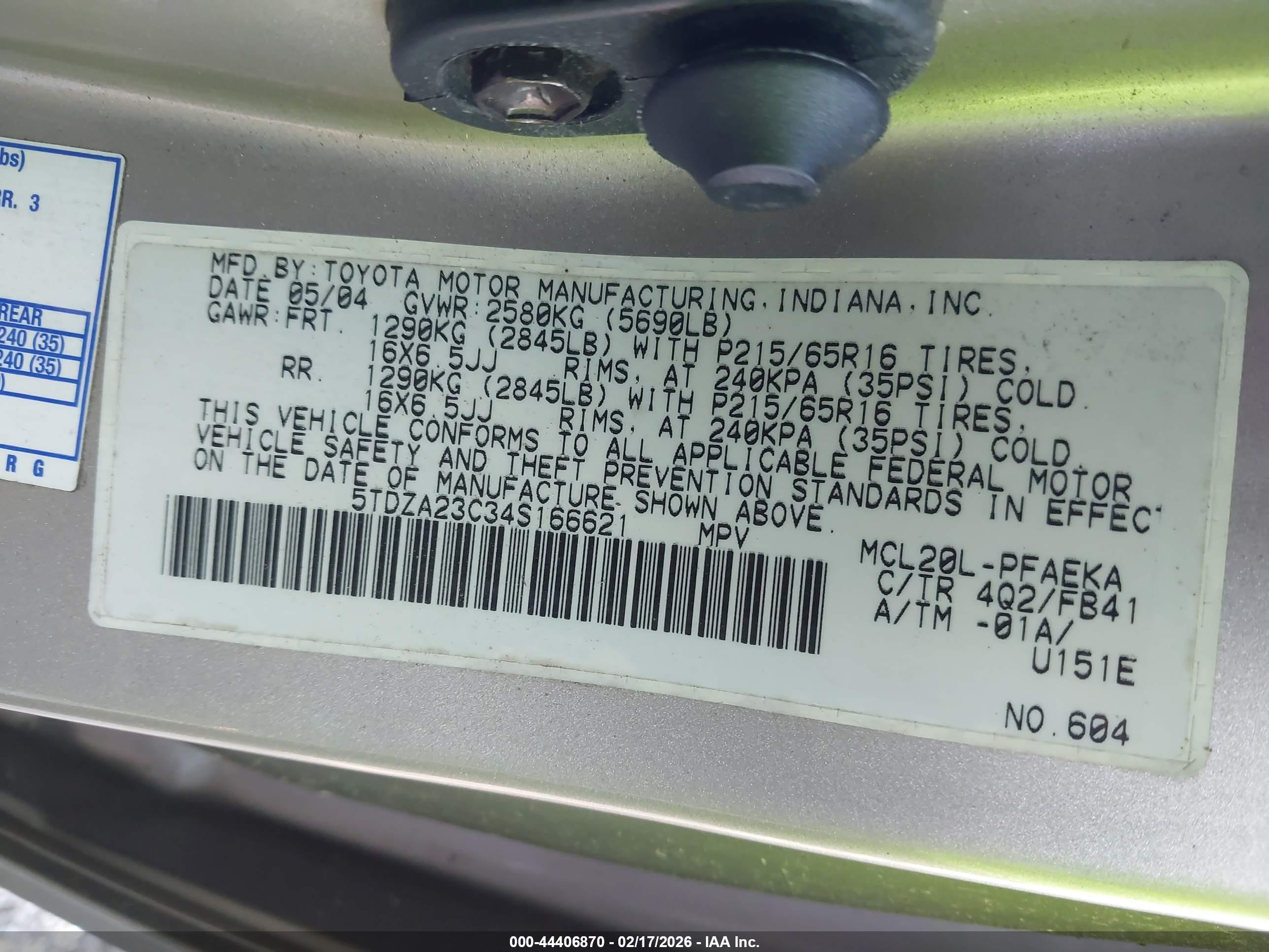 TOYOTA SIENNA image 9