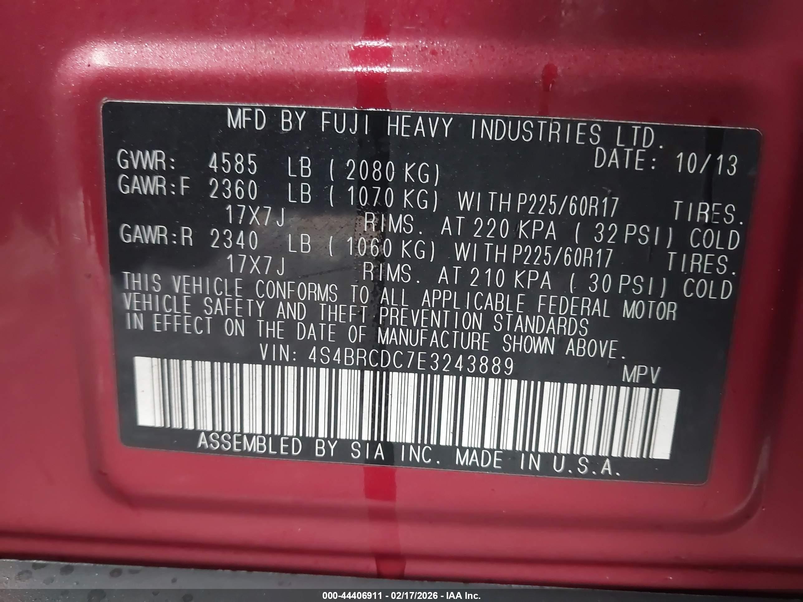 SUBARU OUTBACK image 9