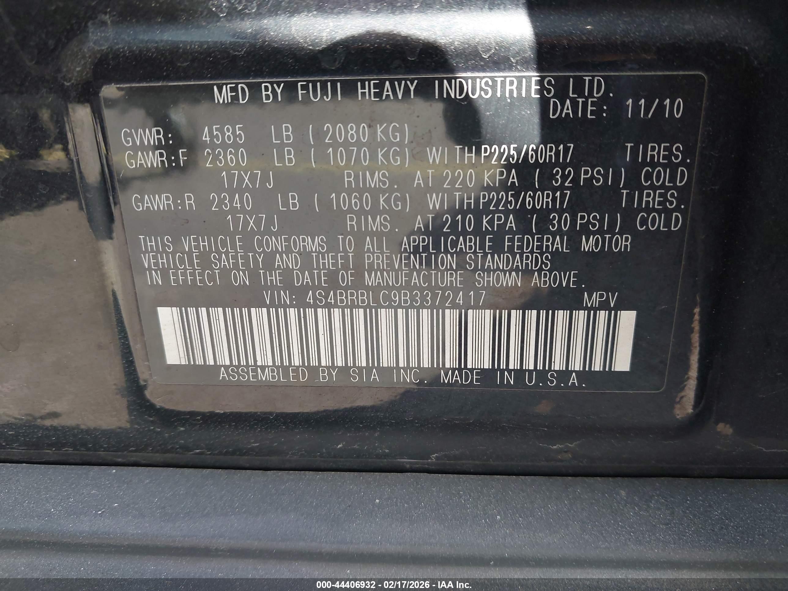SUBARU OUTBACK image 9