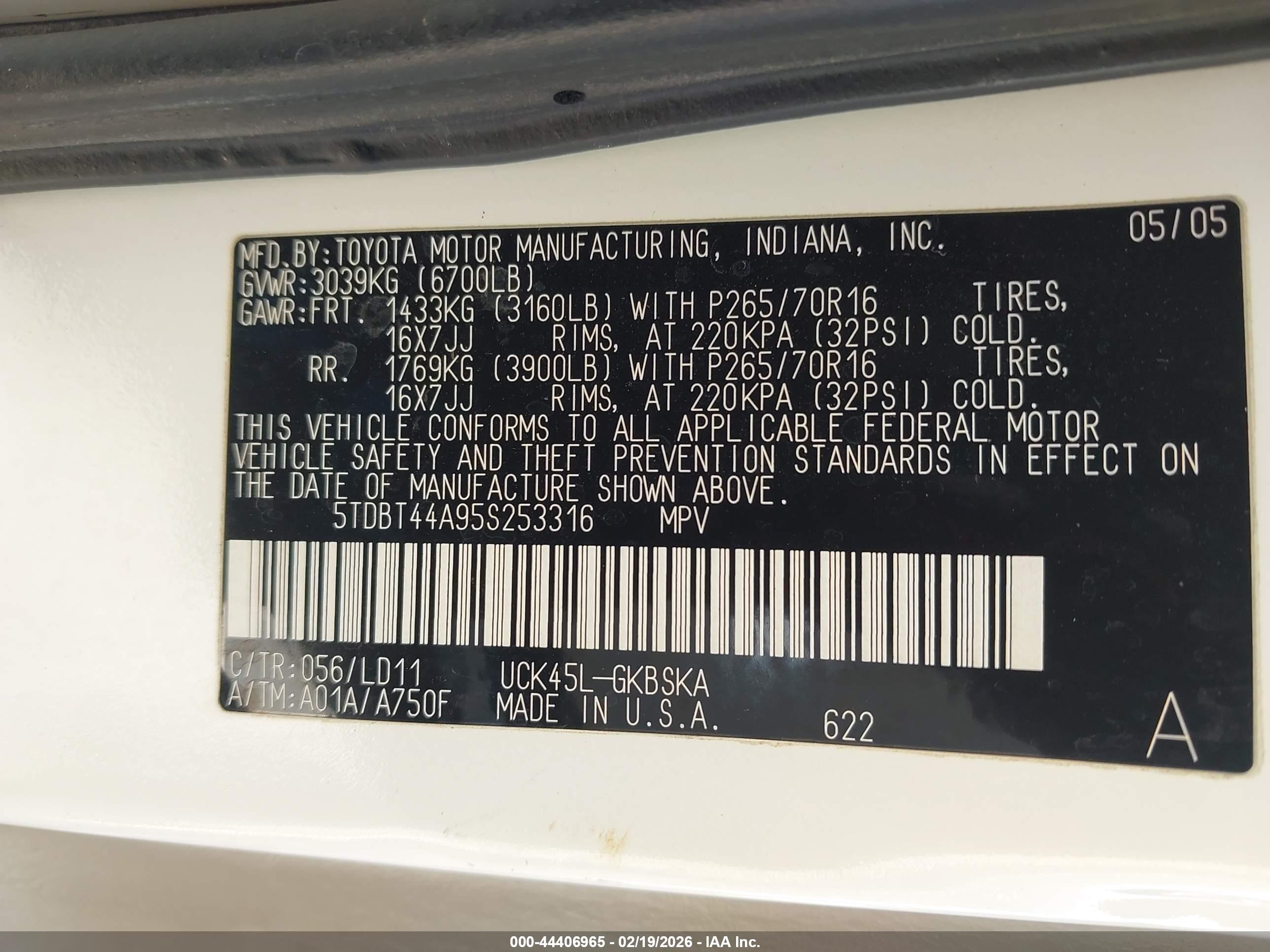 TOYOTA SEQUOIA image 9