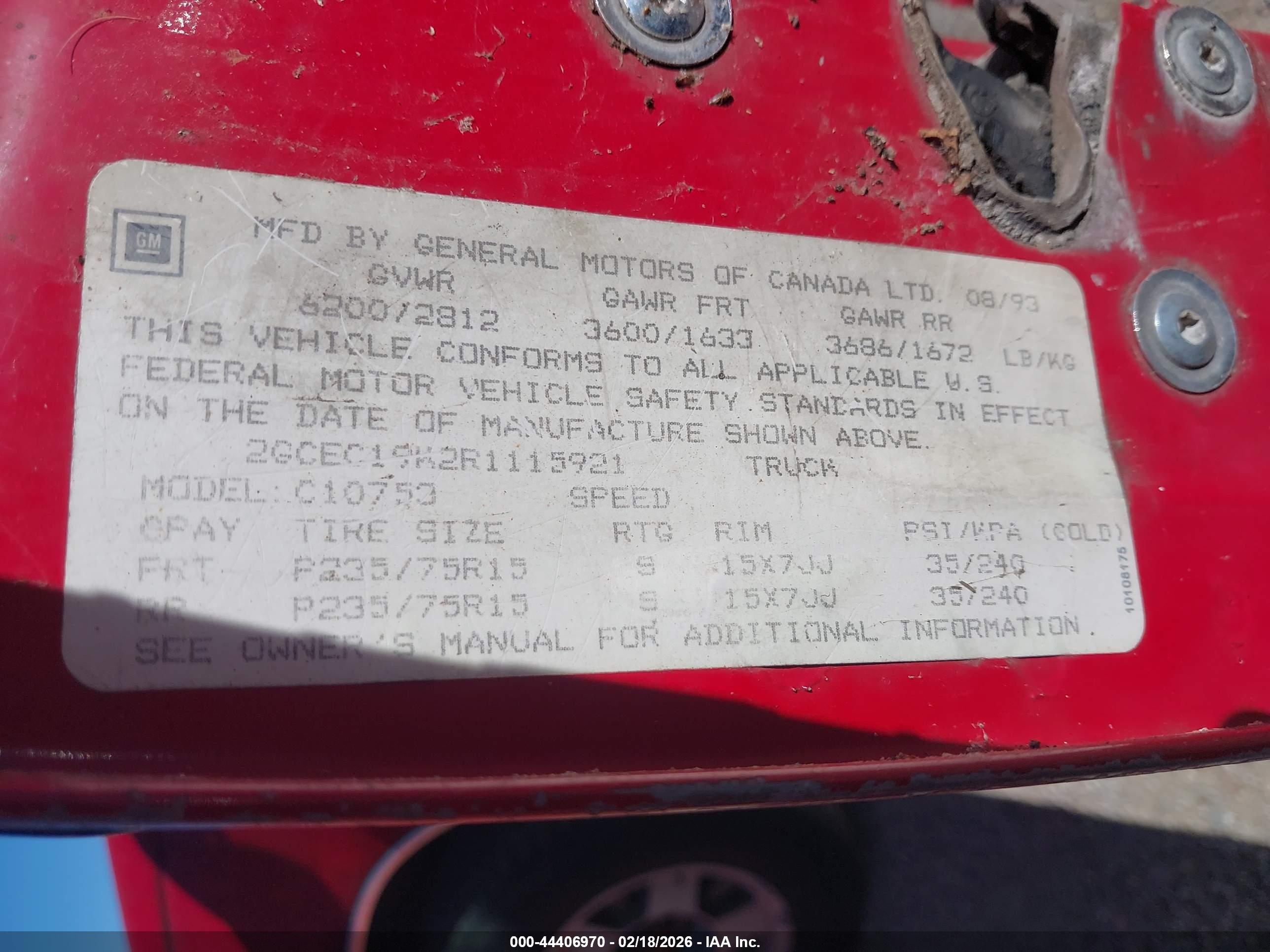 CHEVROLET GMT-400 image 9