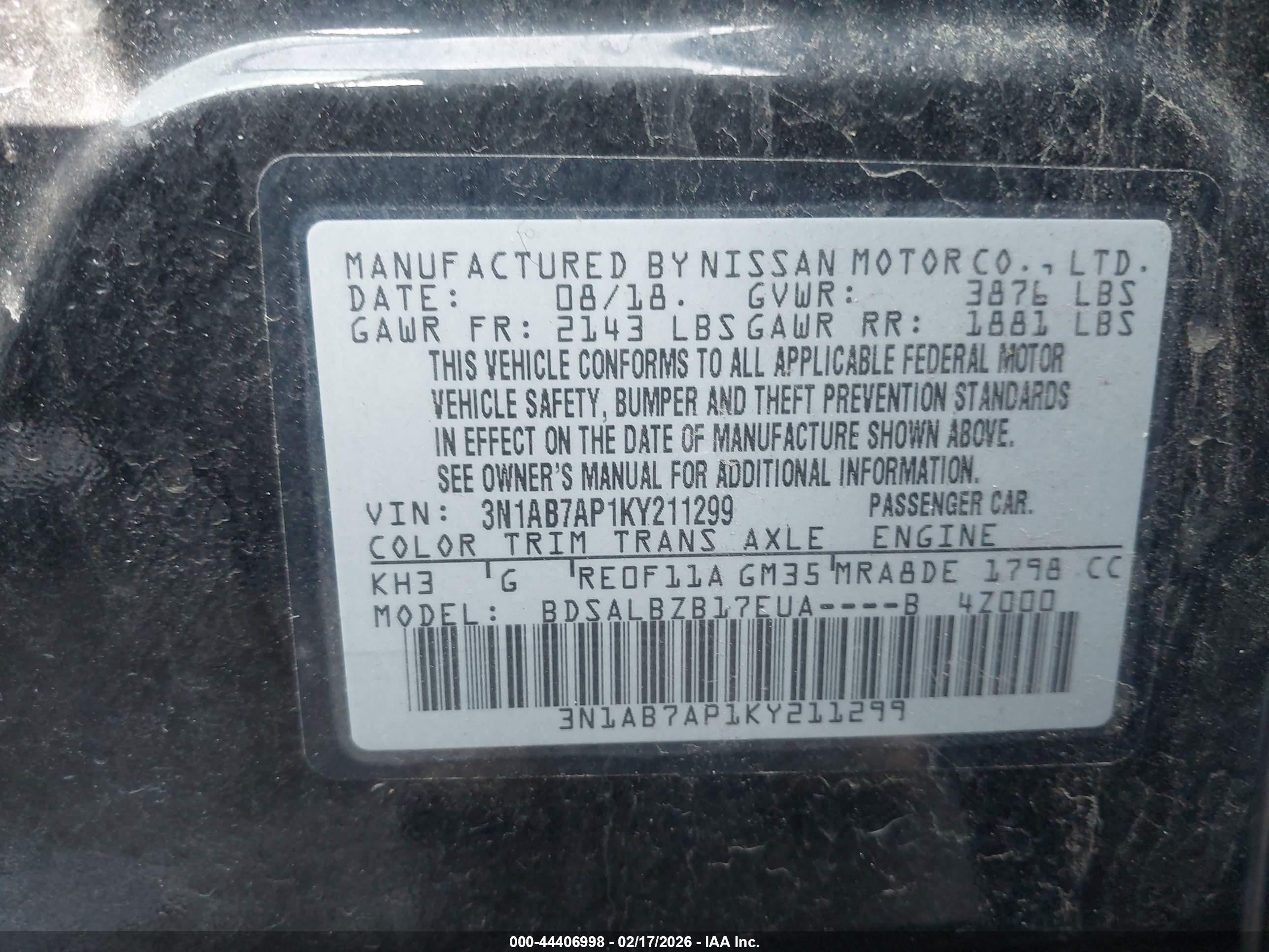 NISSAN SENTRA image 9