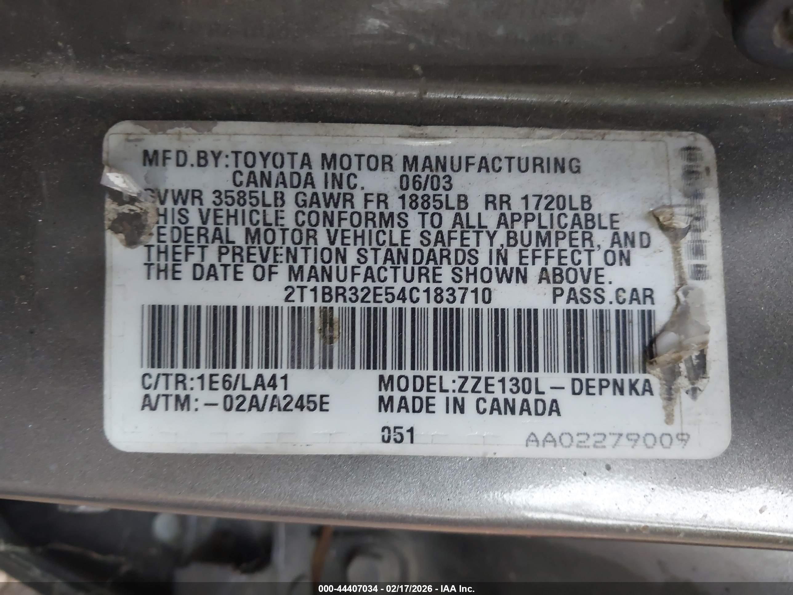 TOYOTA COROLLA image 9