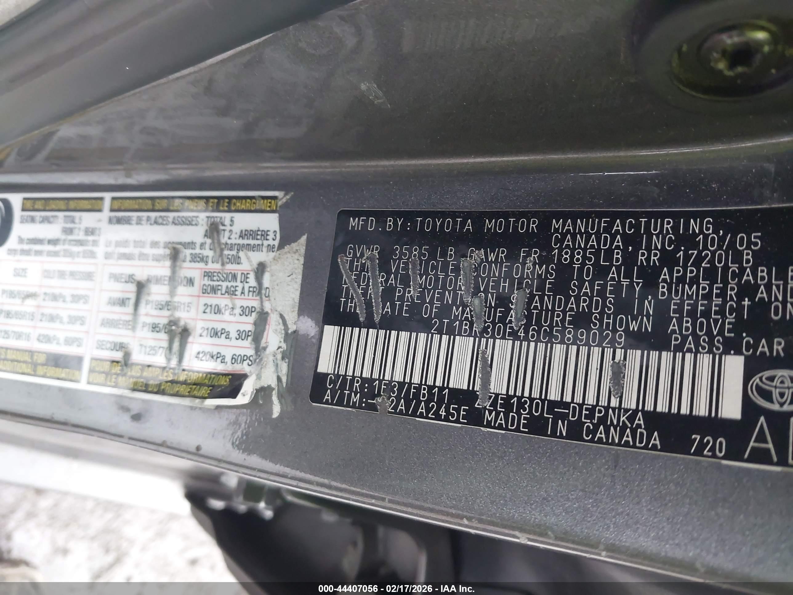 TOYOTA COROLLA image 9