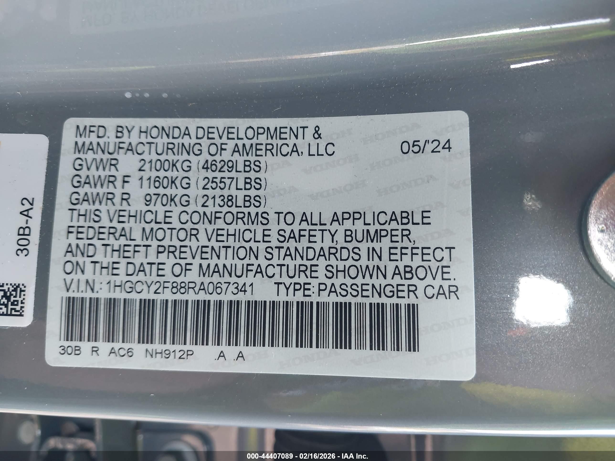 HONDA ACCORD image 9