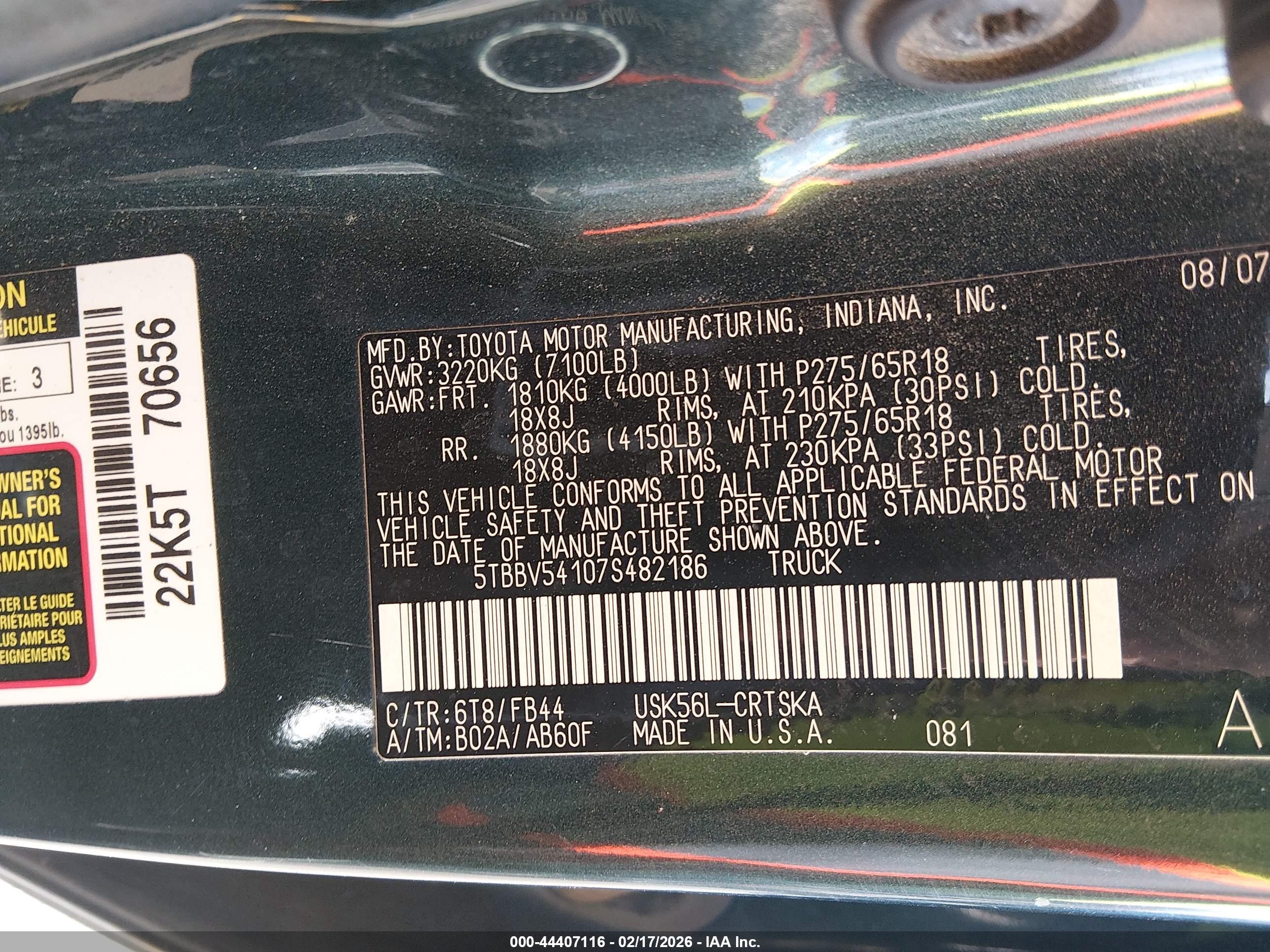 TOYOTA TUNDRA image 9