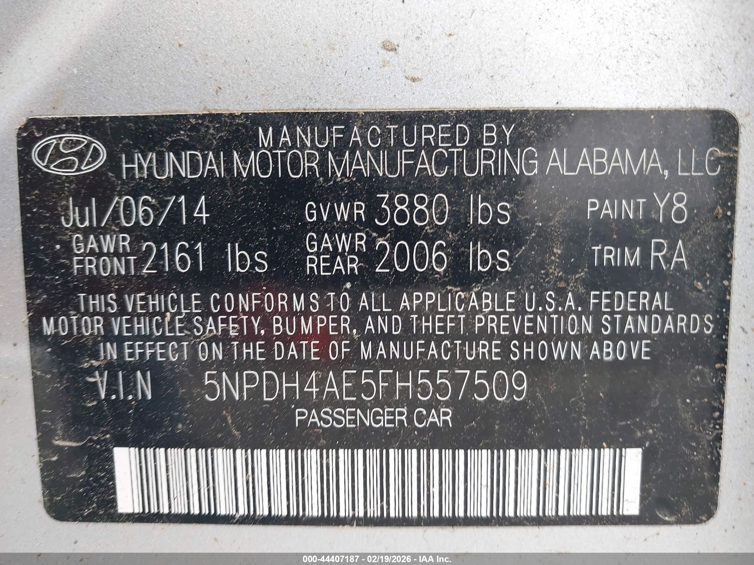 HYUNDAI ELANTRA image 9