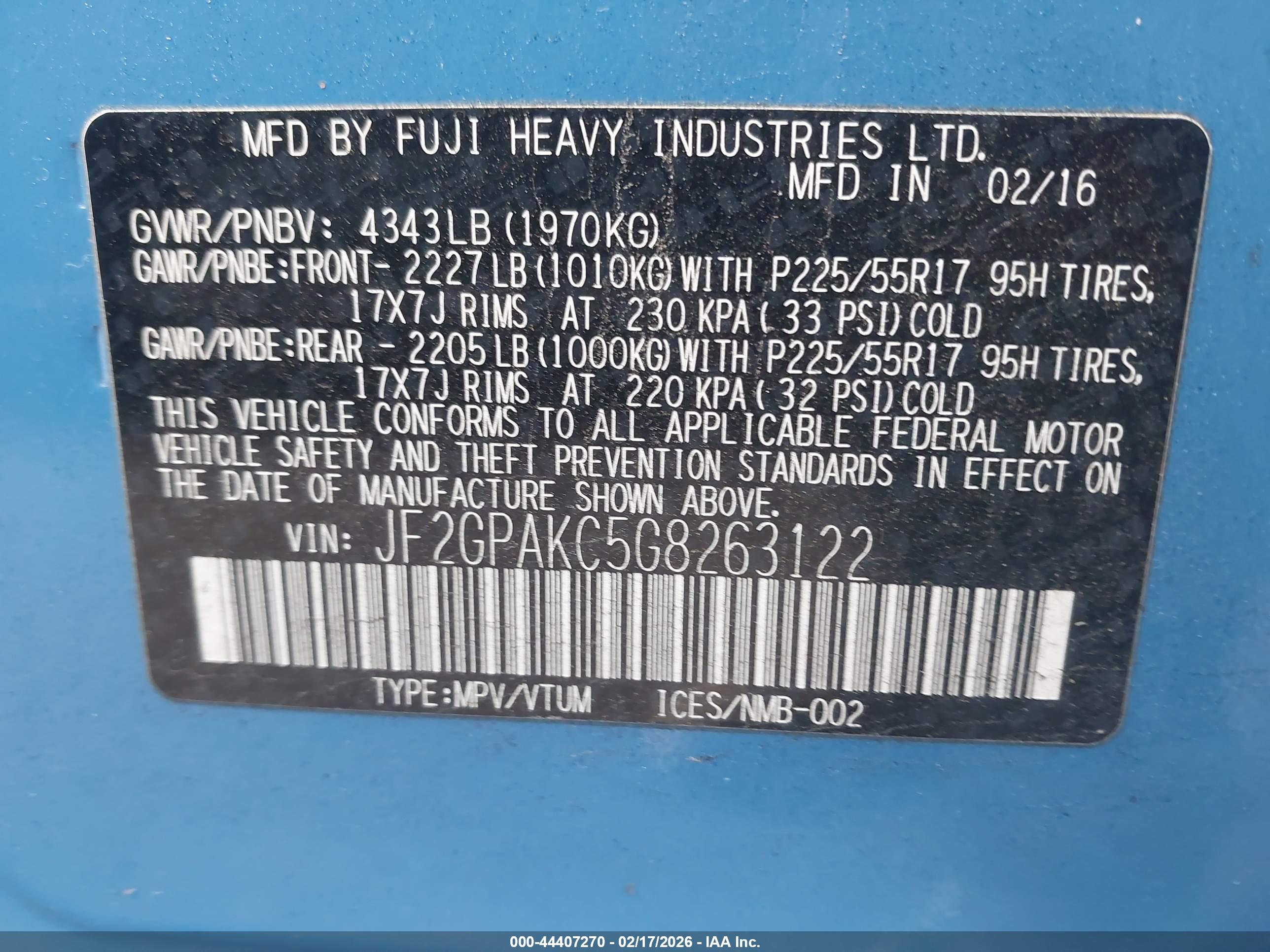 SUBARU CROSSTREK image 9