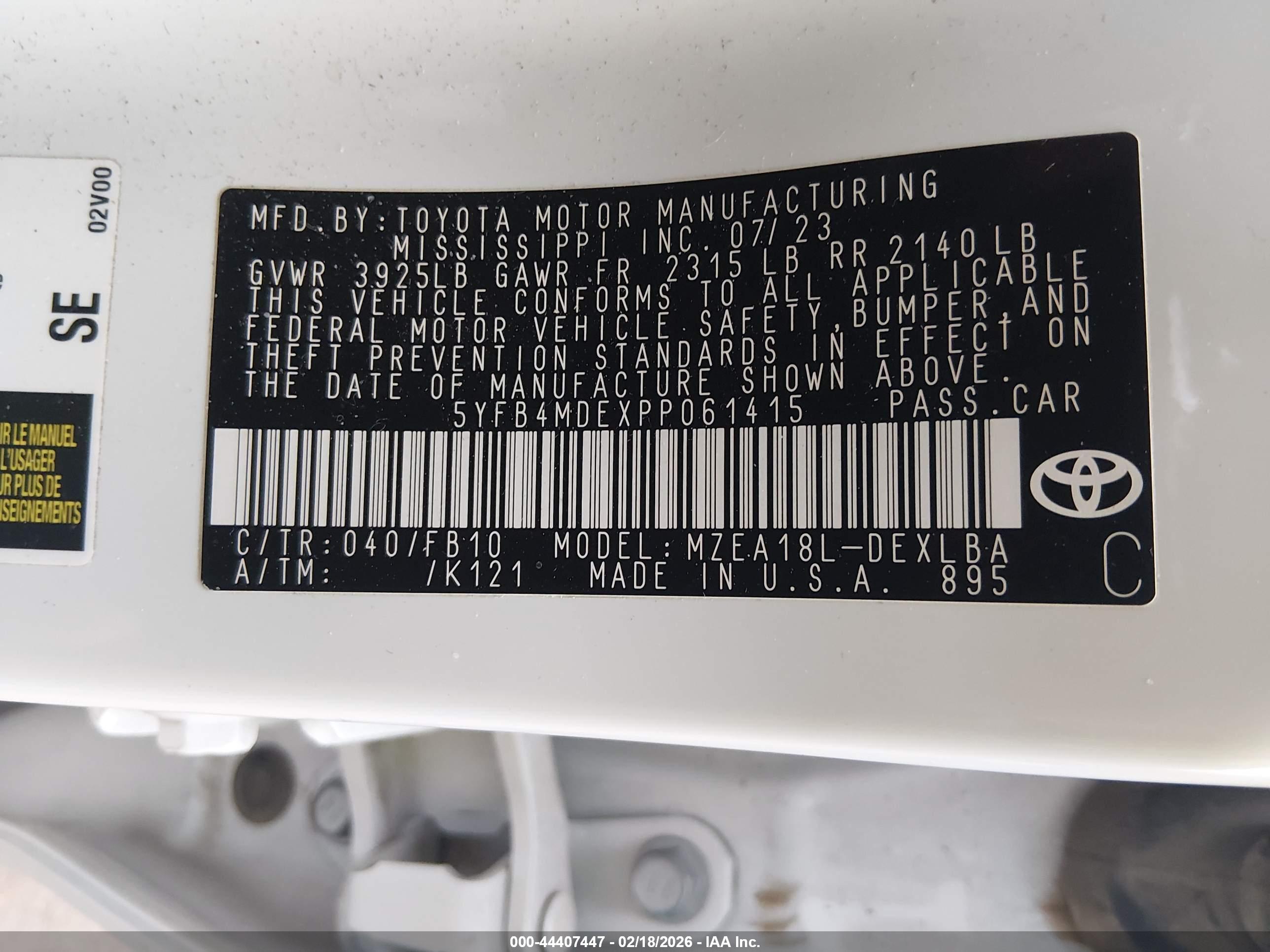 TOYOTA COROLLA image 9