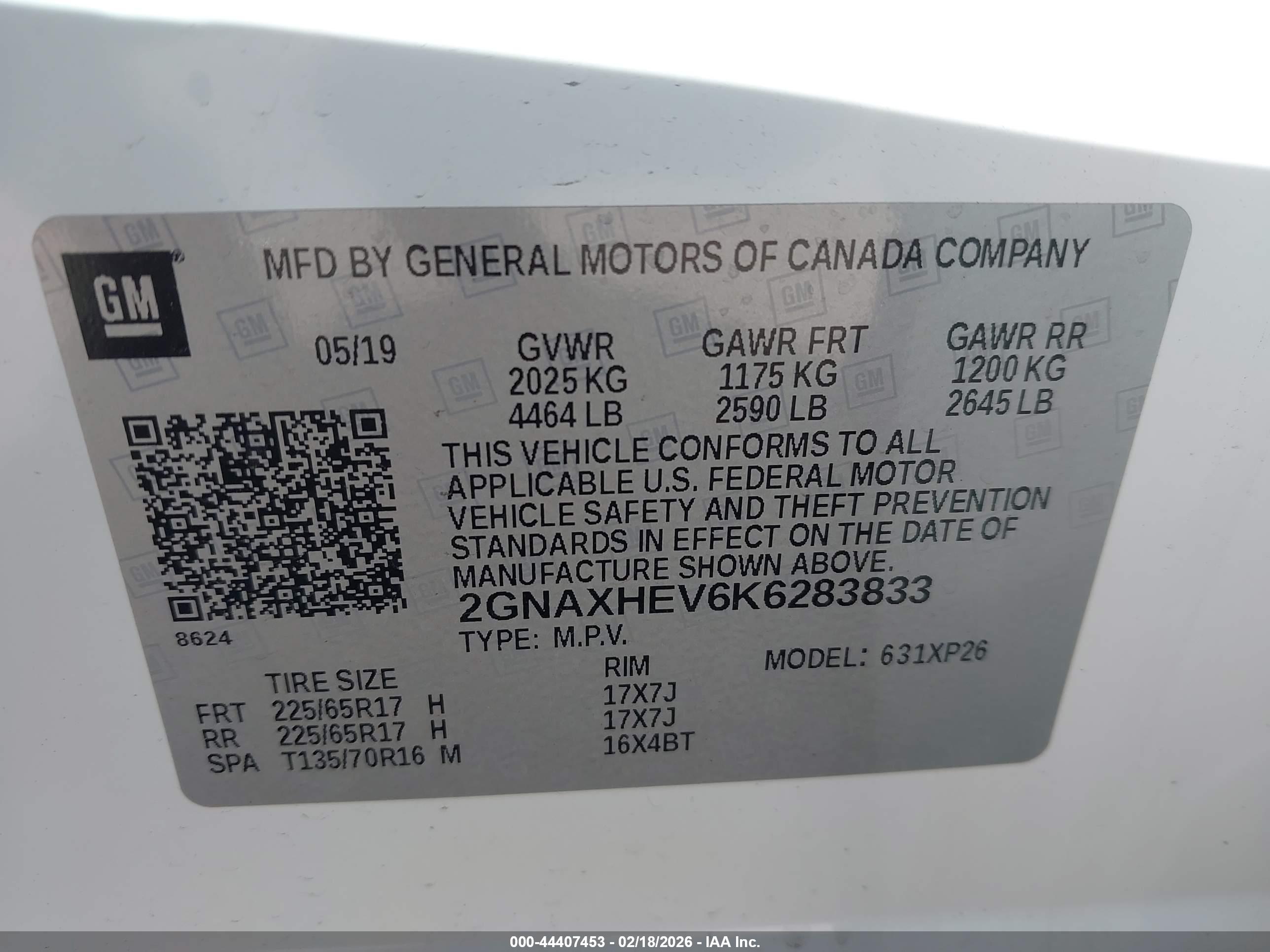 CHEVROLET EQUINOX image 9