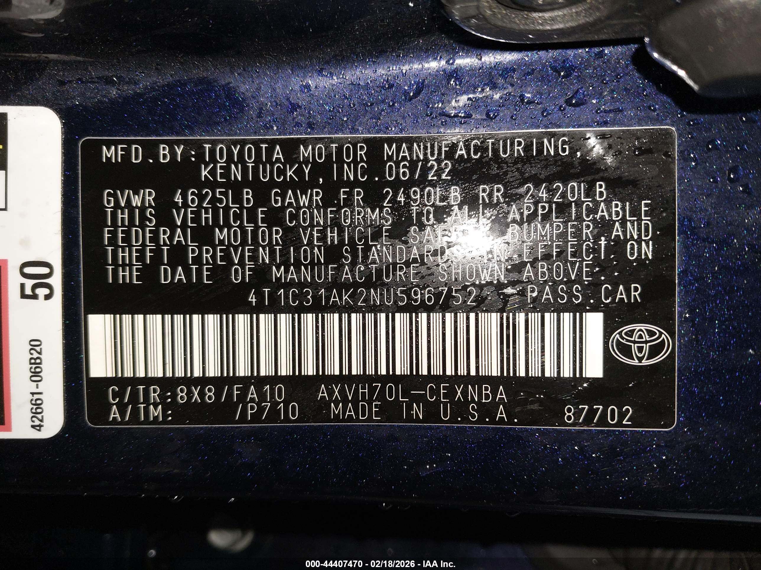 TOYOTA CAMRY image 9
