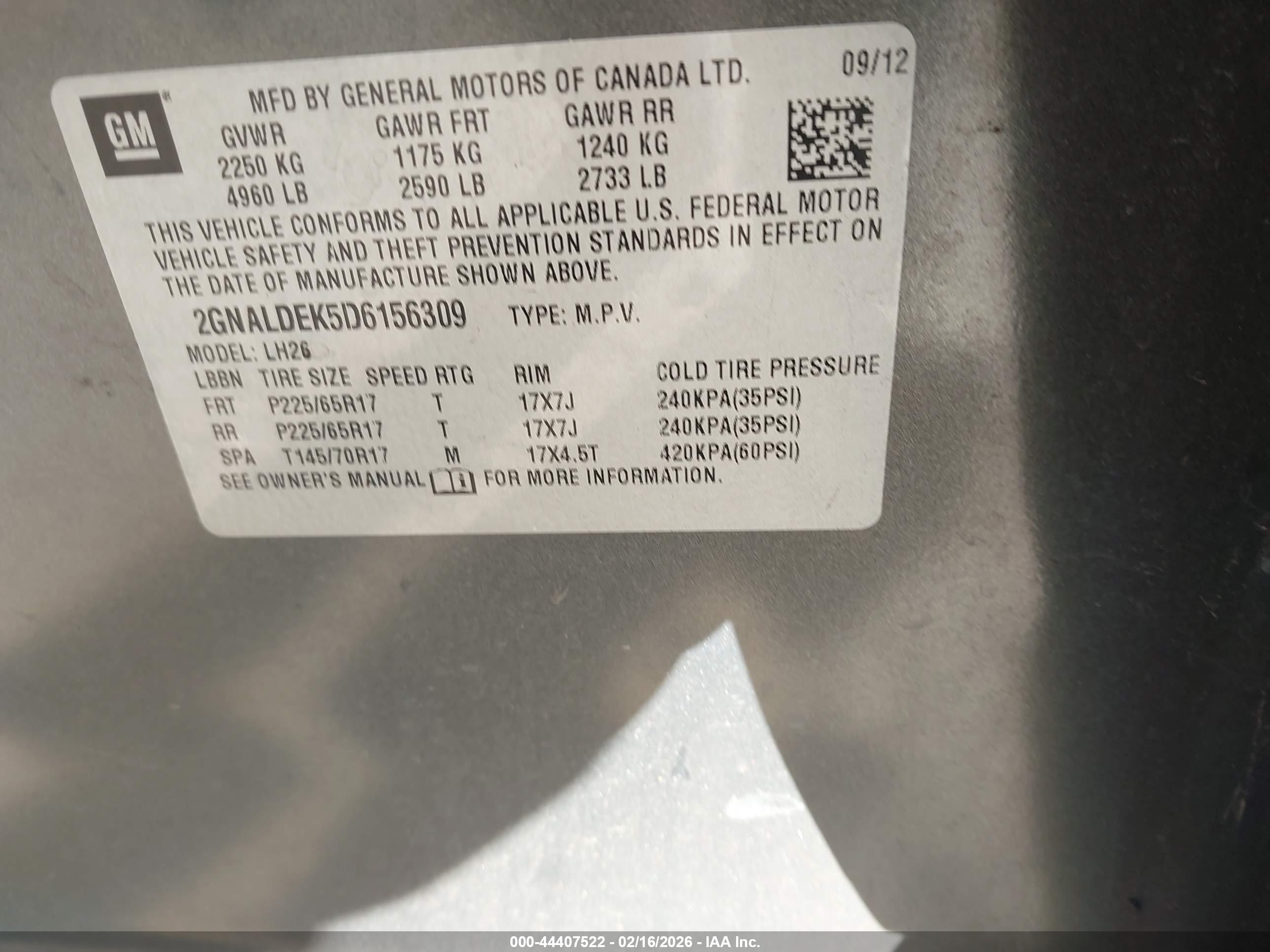 CHEVROLET EQUINOX image 9