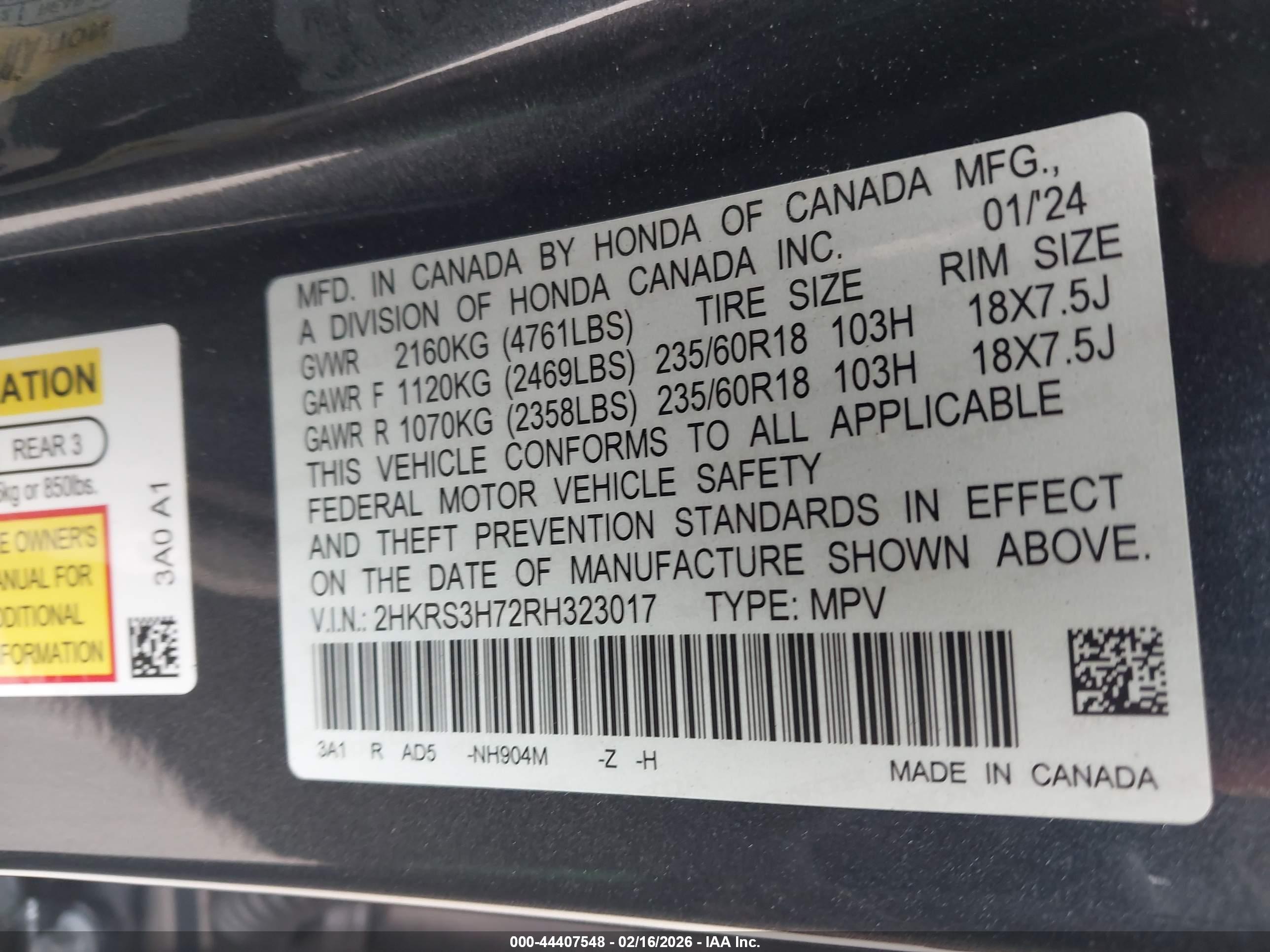 HONDA CR-V image 9
