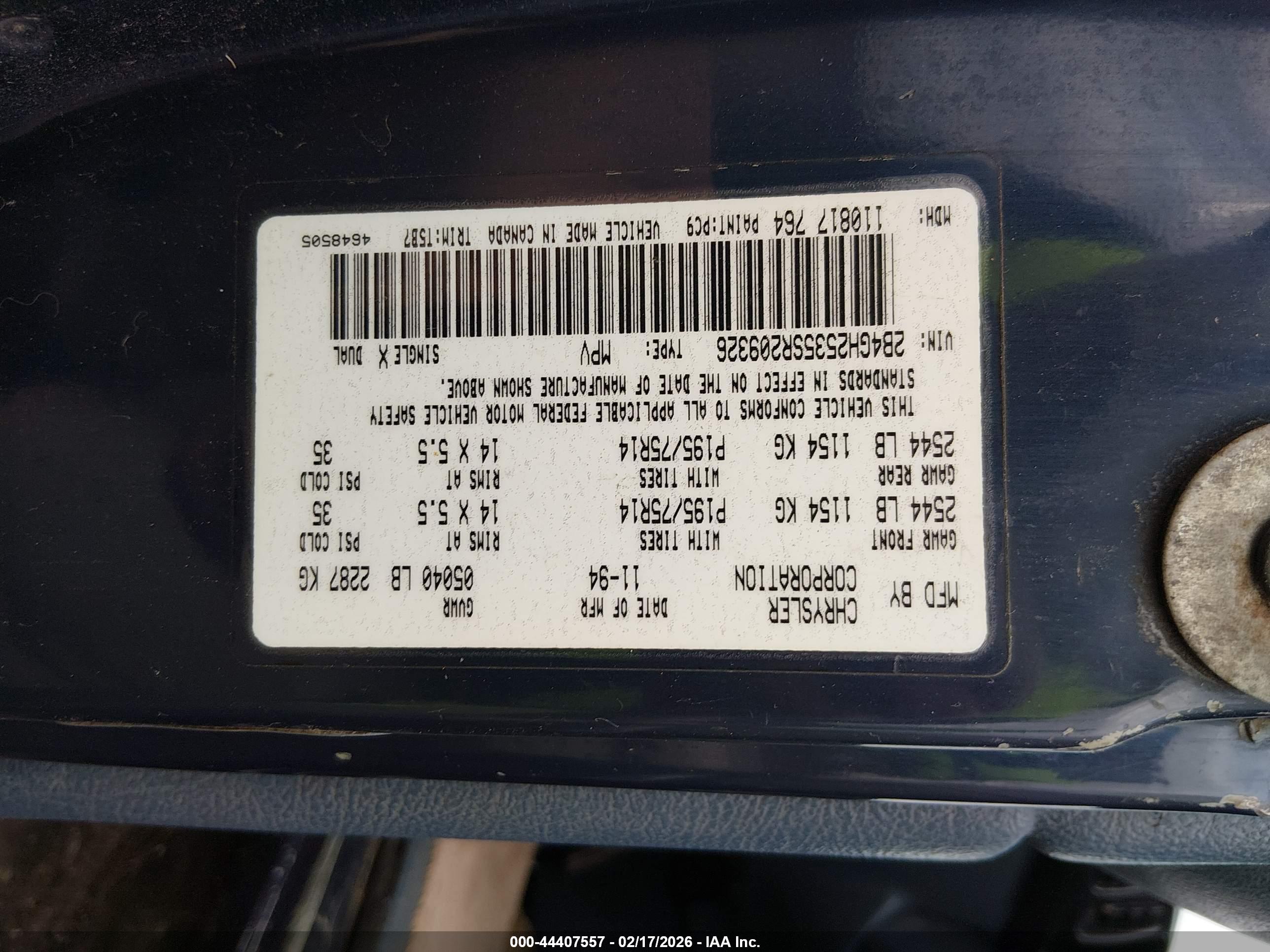DODGE CARAVAN image 9