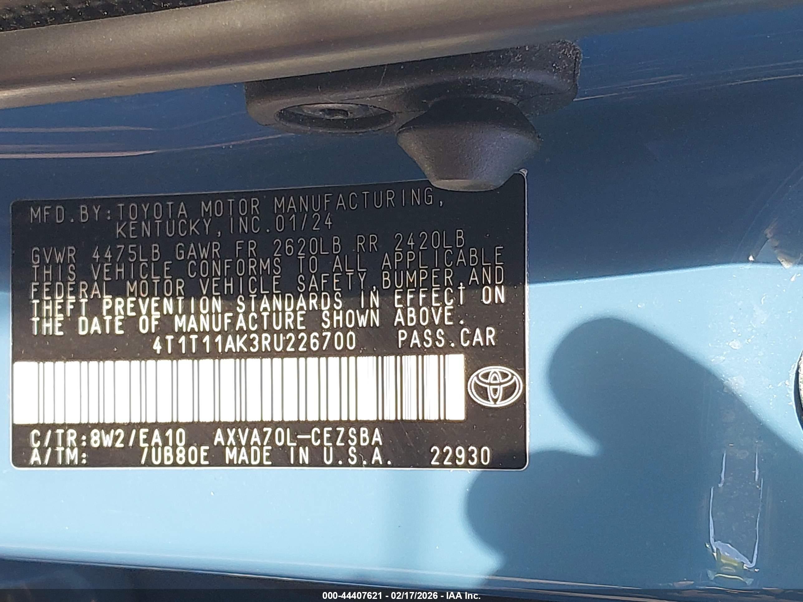TOYOTA CAMRY image 9