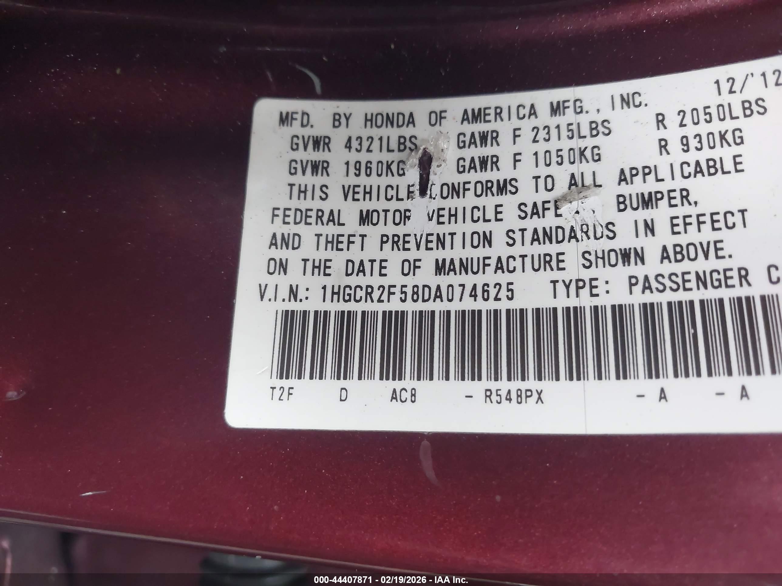 HONDA ACCORD image 9
