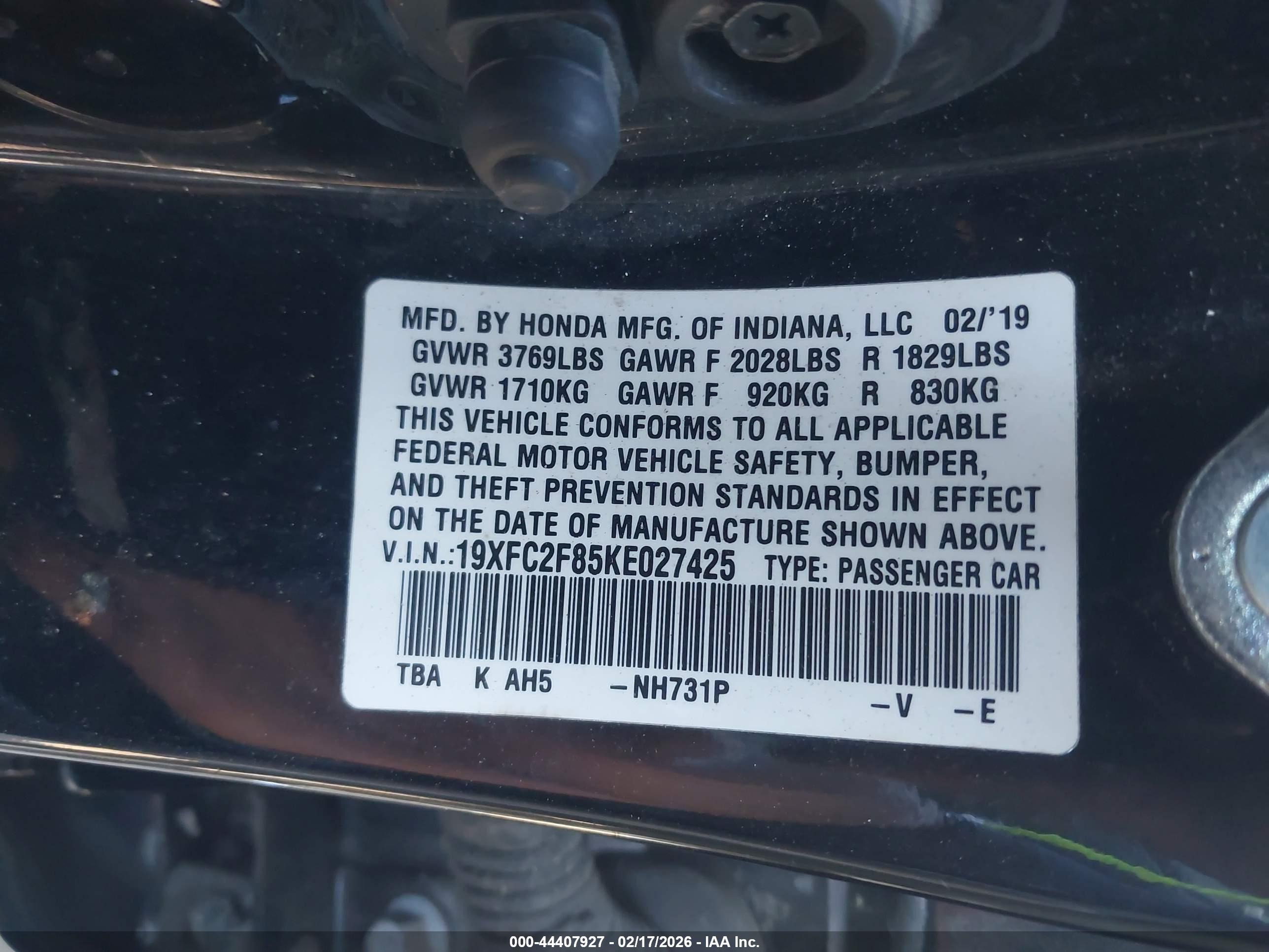 HONDA CIVIC image 9