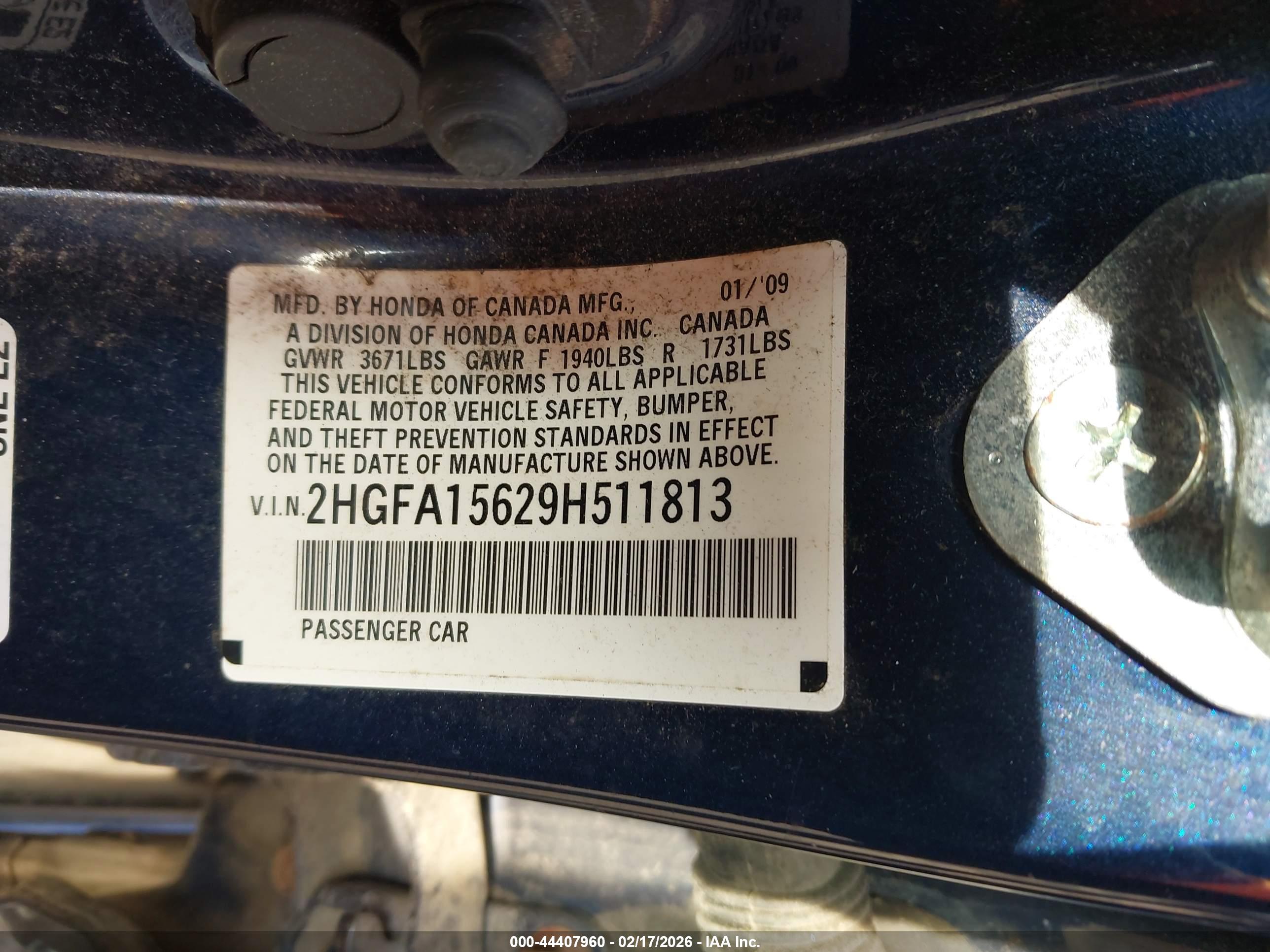 HONDA CIVIC image 9