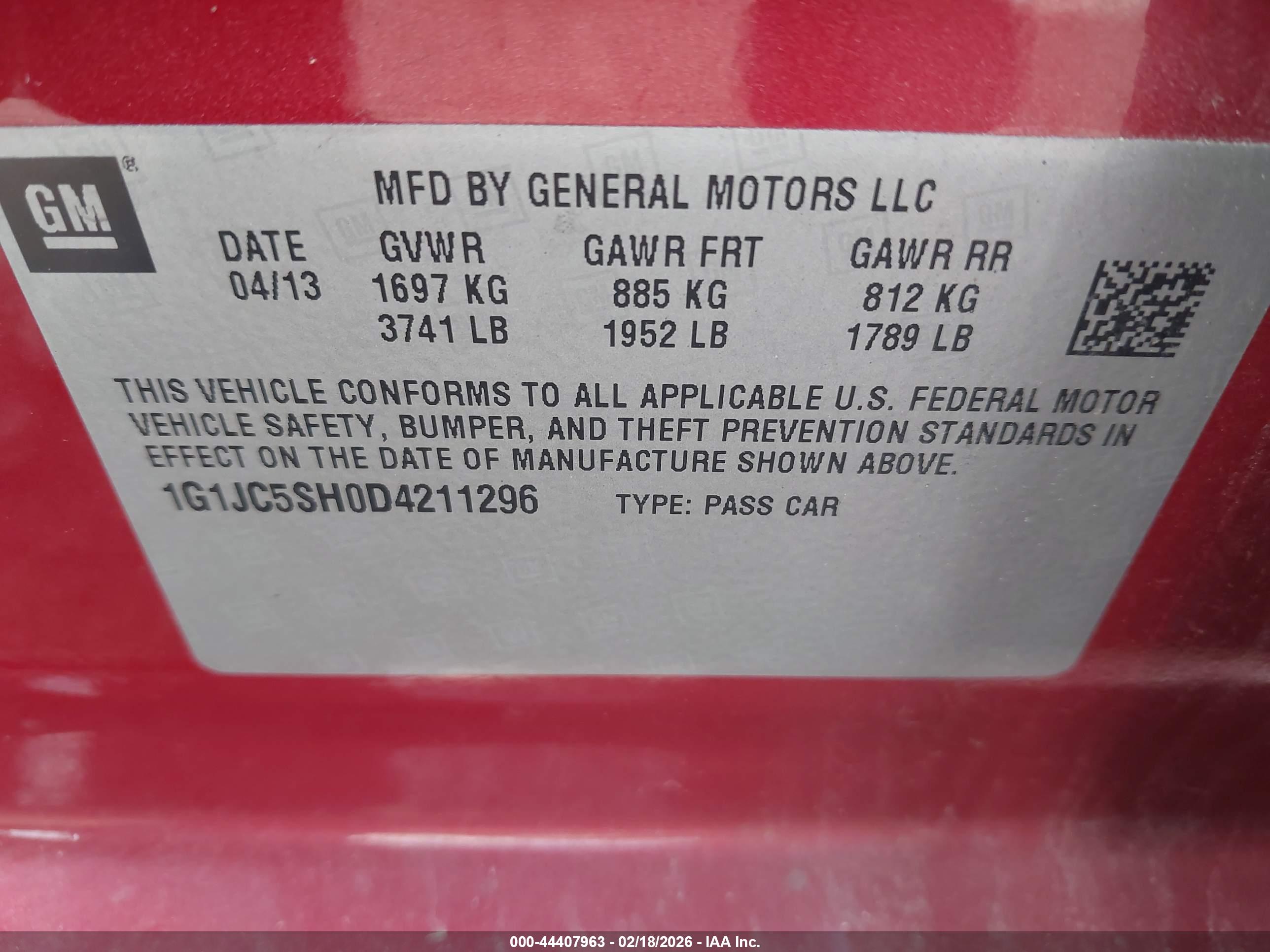 CHEVROLET SONIC image 9