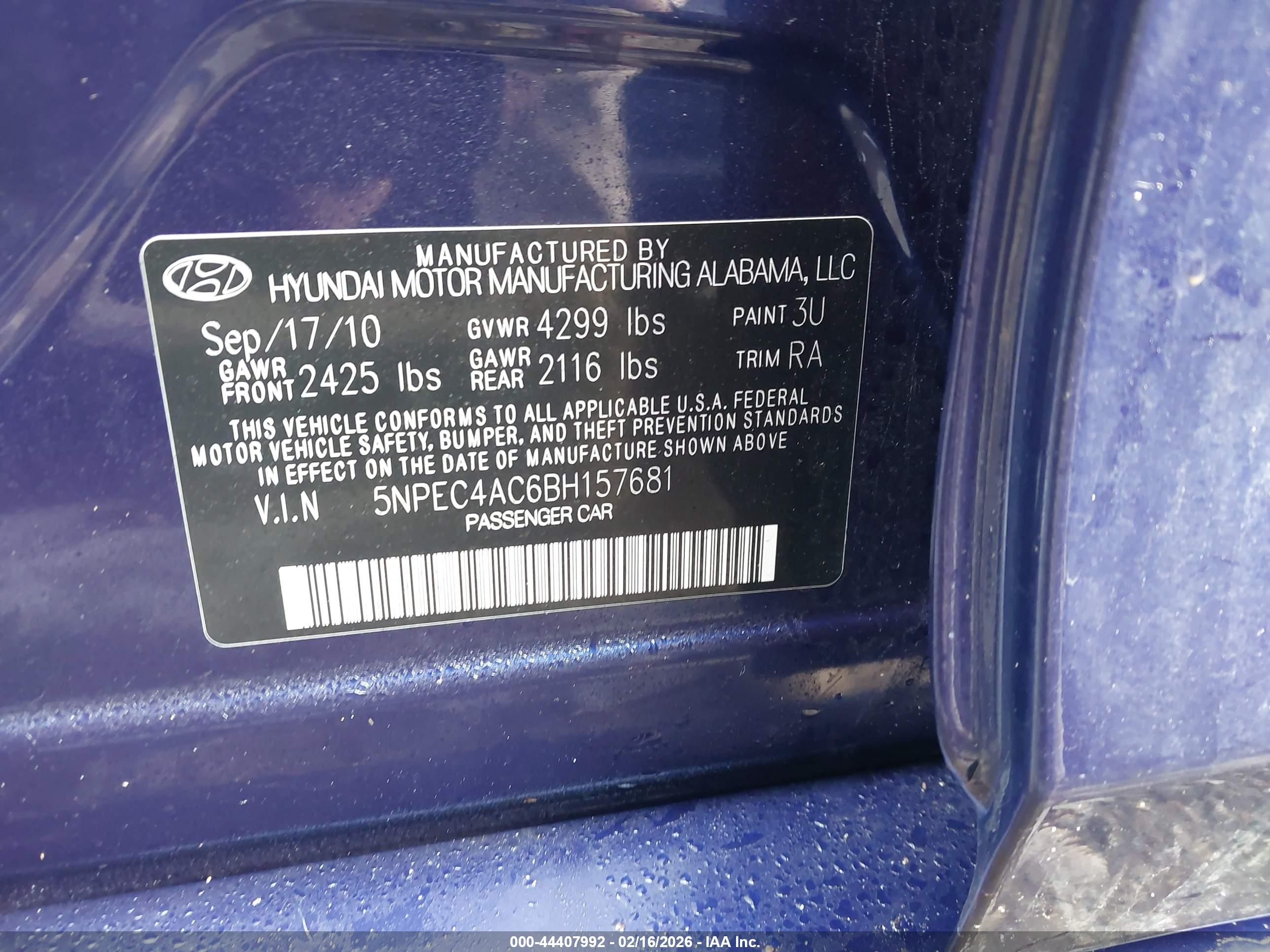 HYUNDAI SONATA image 9