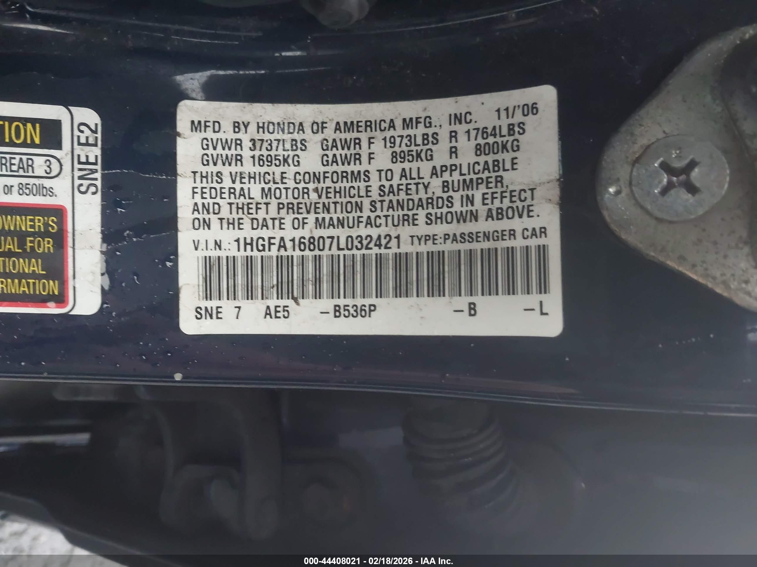 HONDA CIVIC image 9