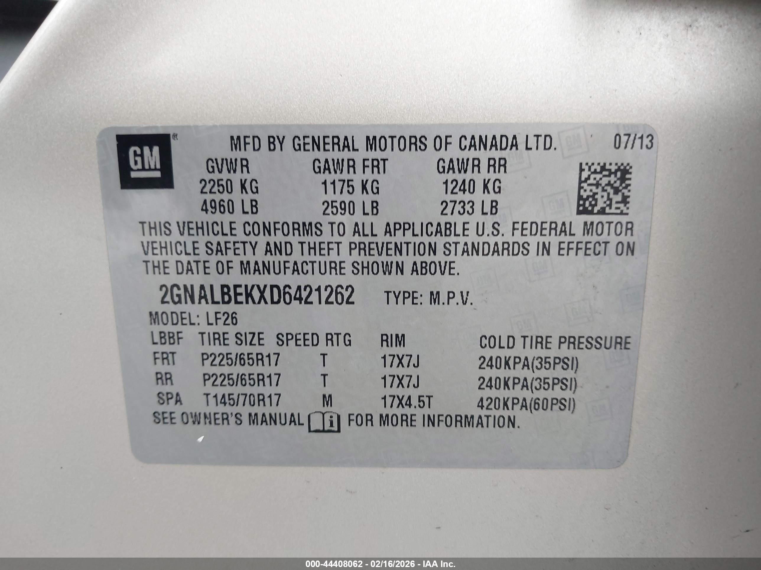 CHEVROLET EQUINOX image 9