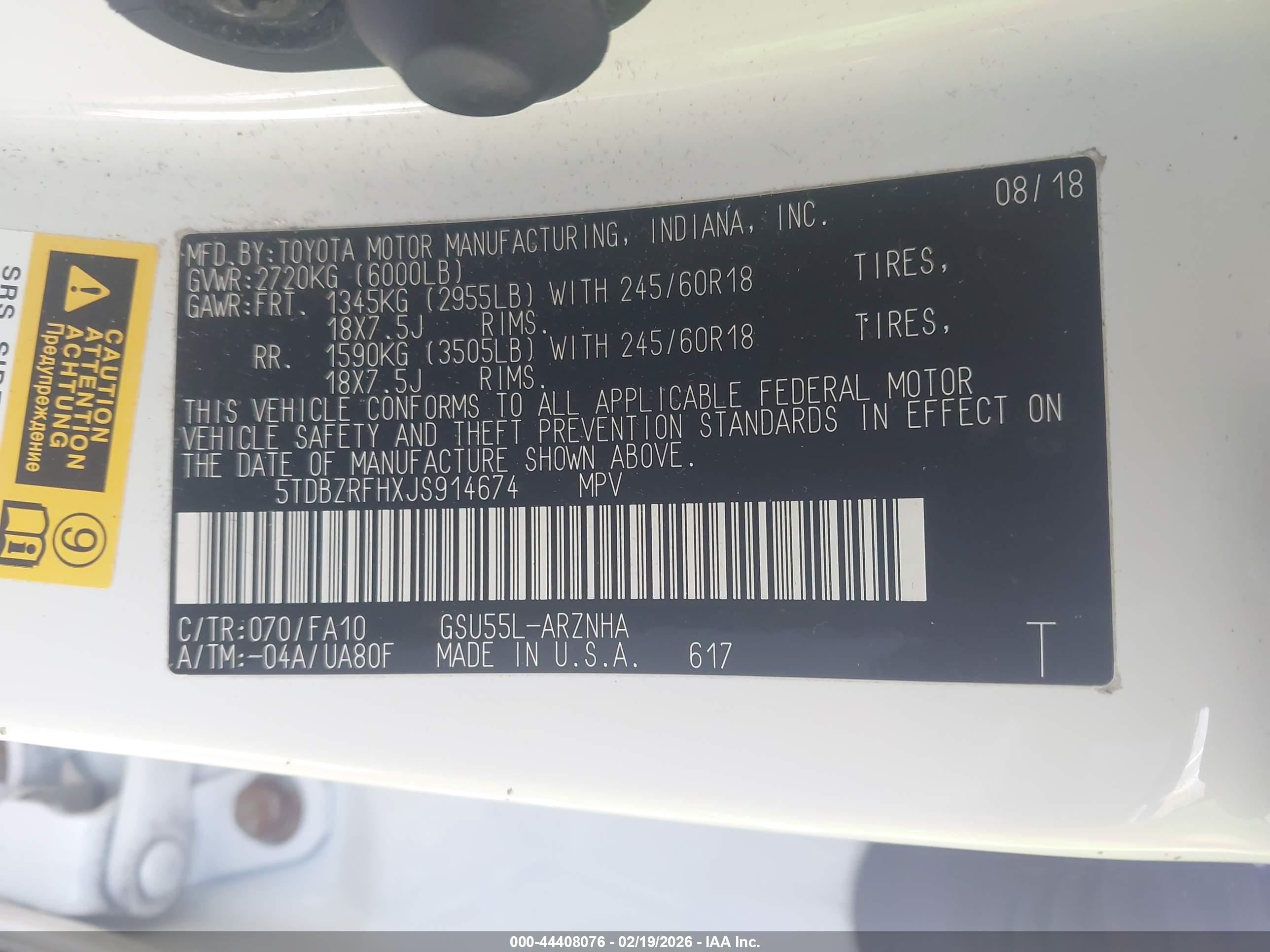 TOYOTA HIGHLANDER image 9