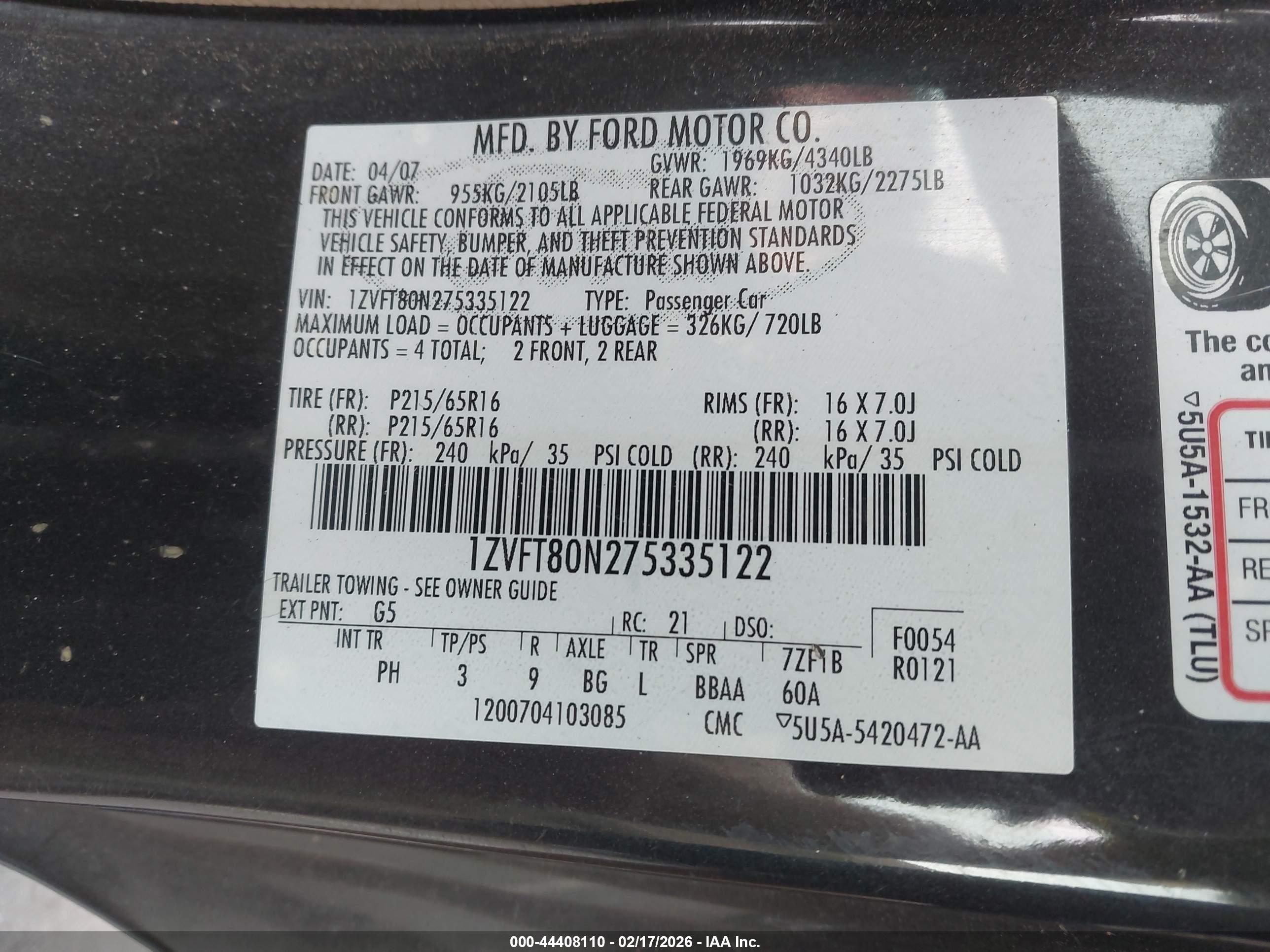 FORD MUSTANG image 9