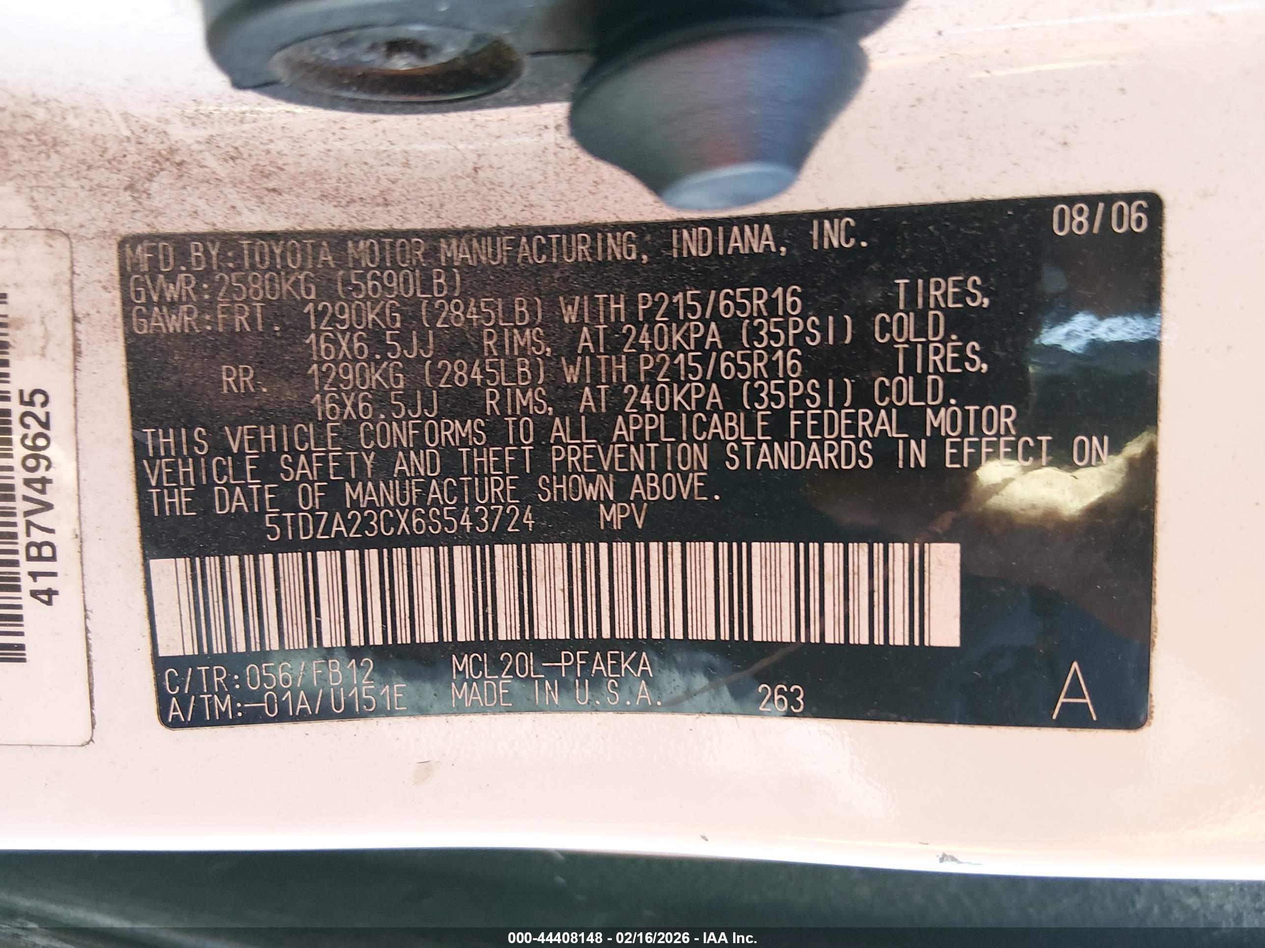 TOYOTA SIENNA image 9