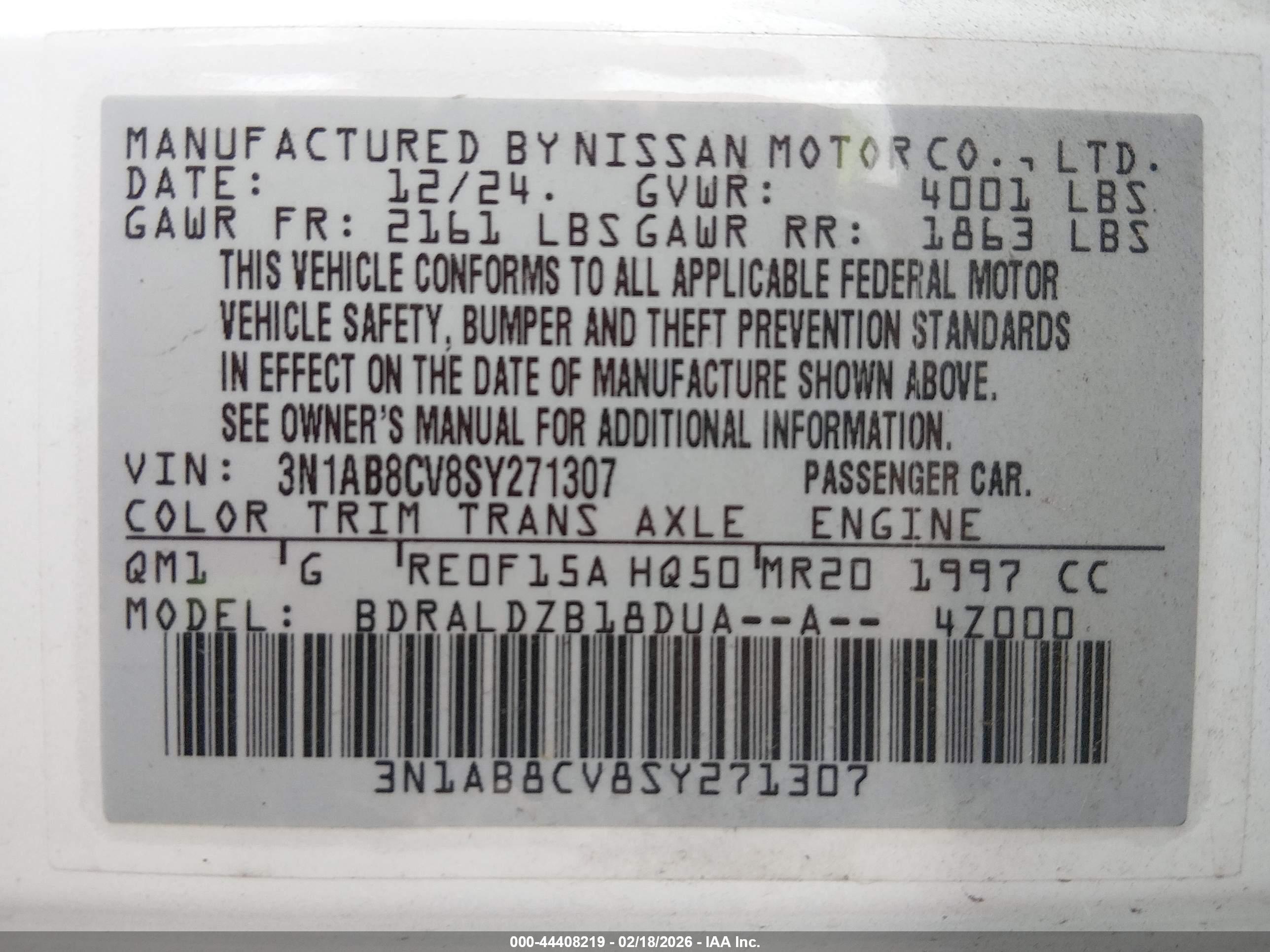 NISSAN SENTRA image 9