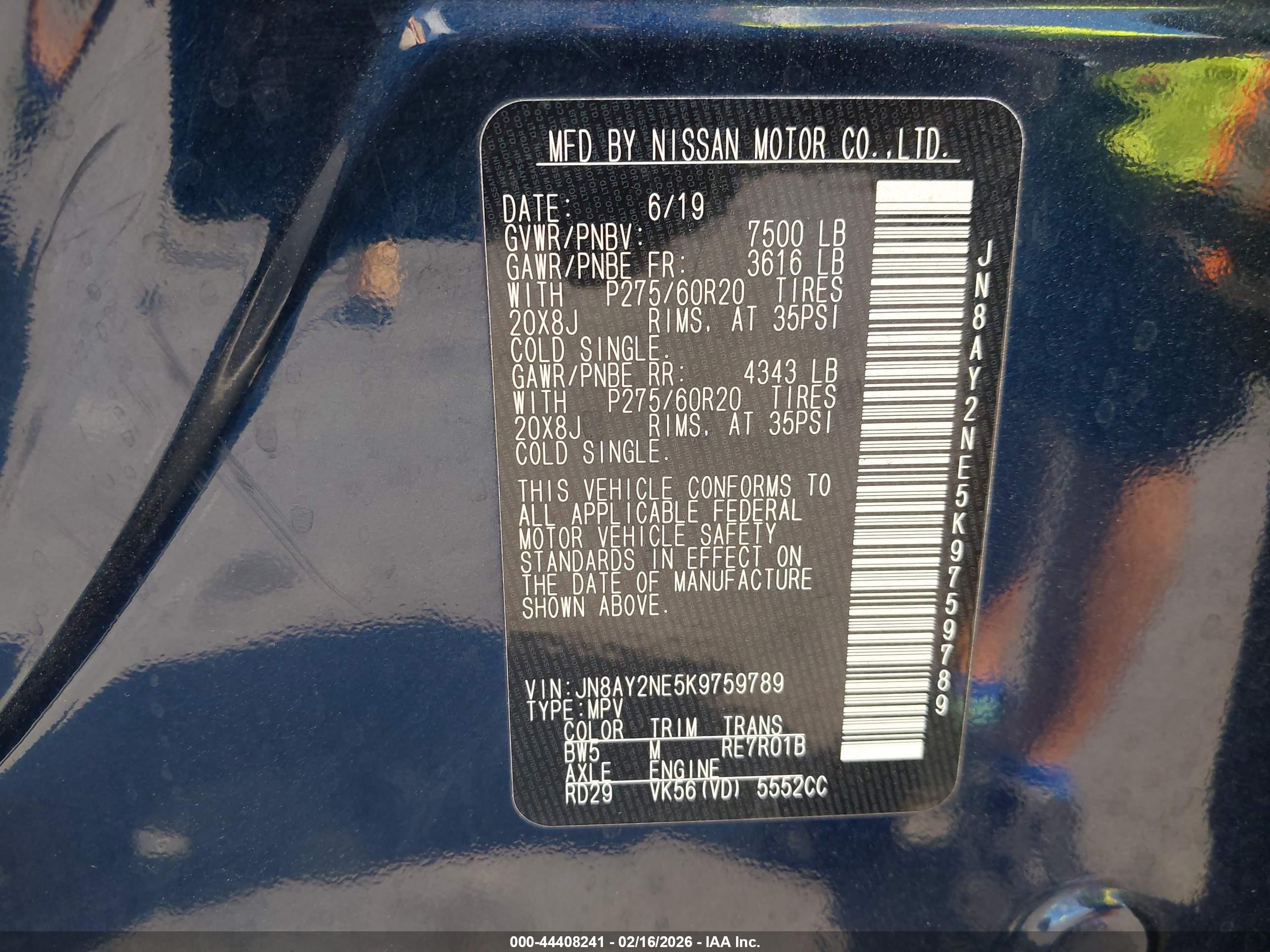 NISSAN ARMADA image 9