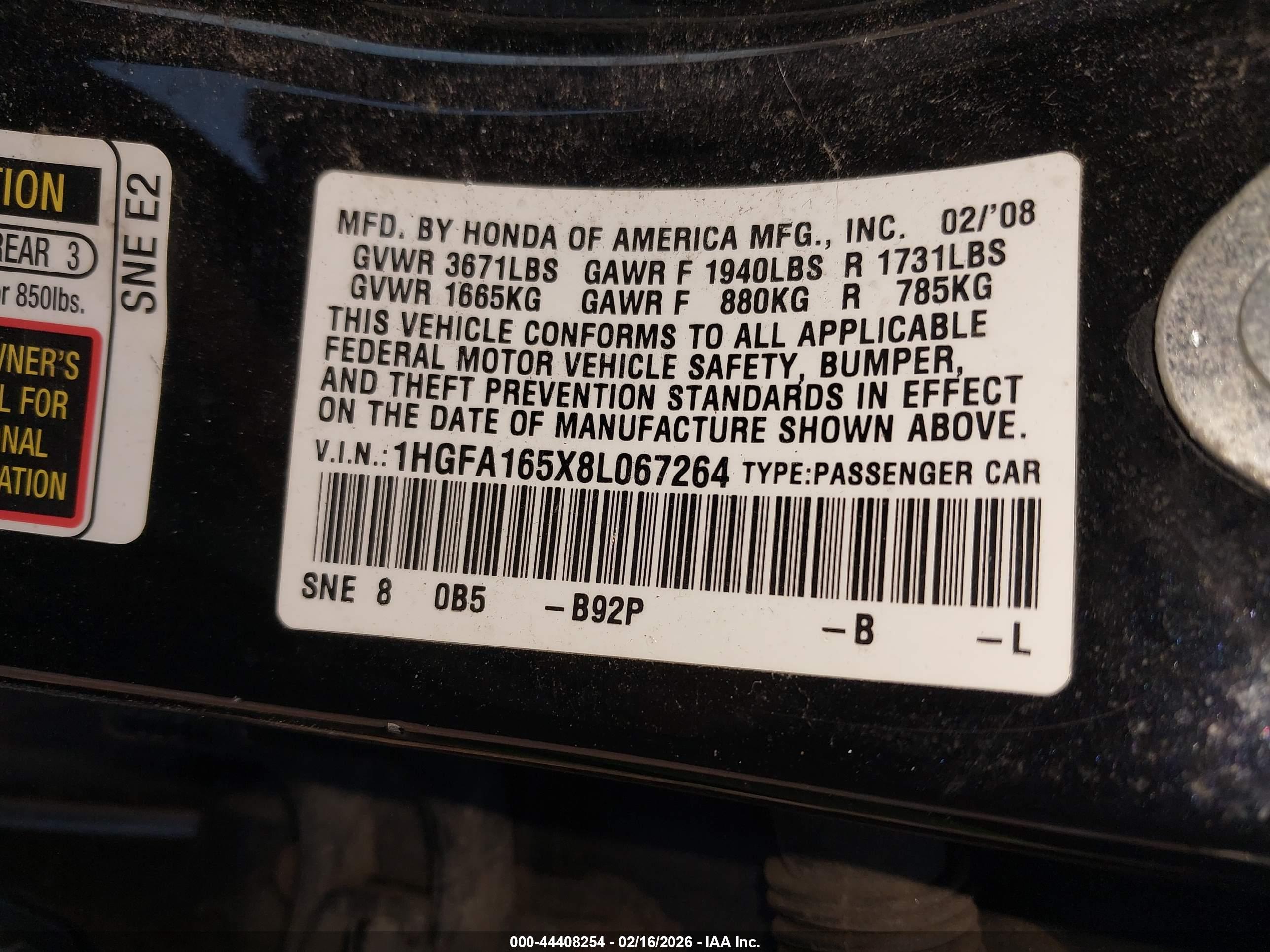 HONDA CIVIC image 9