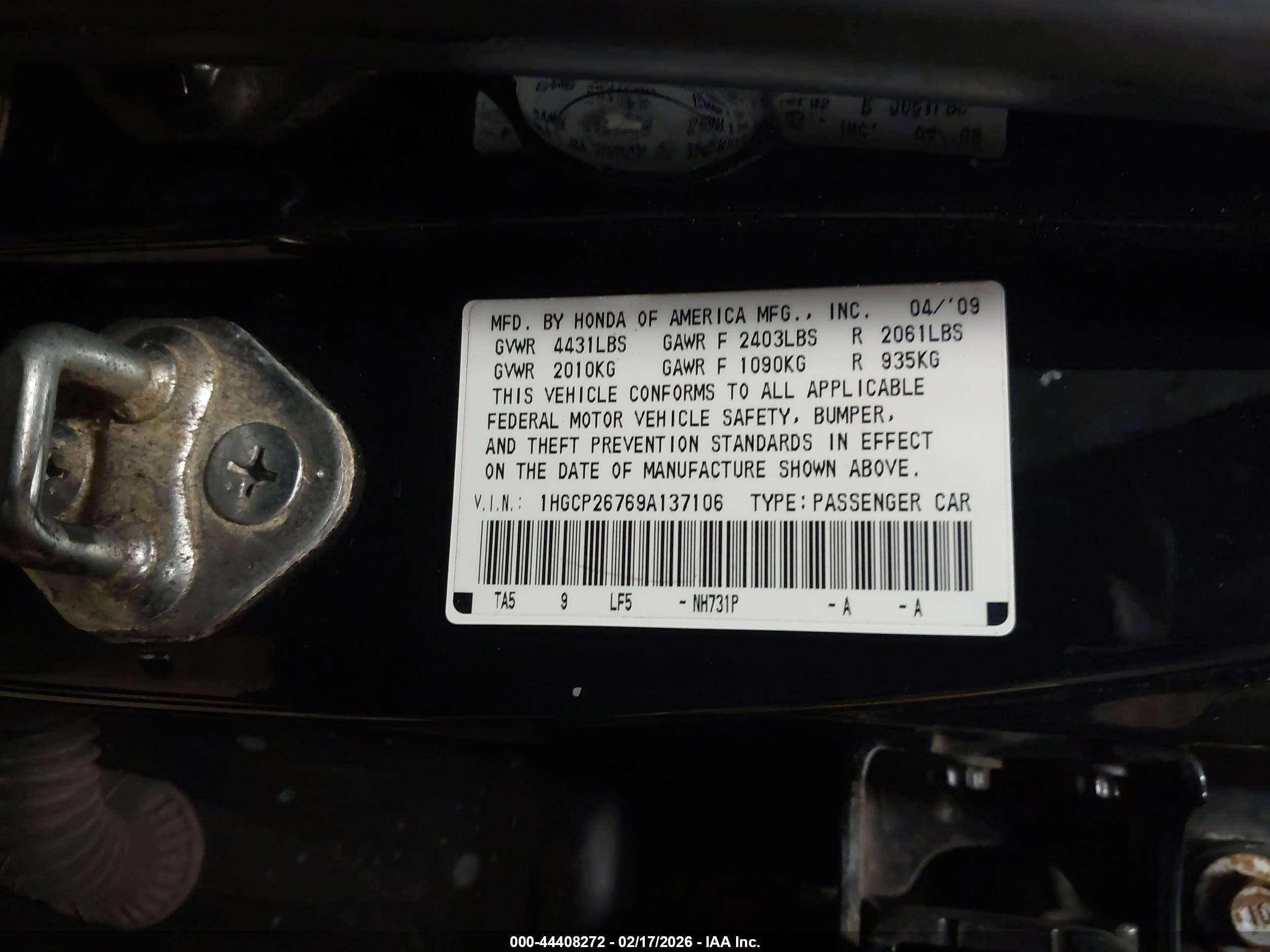 HONDA ACCORD image 9