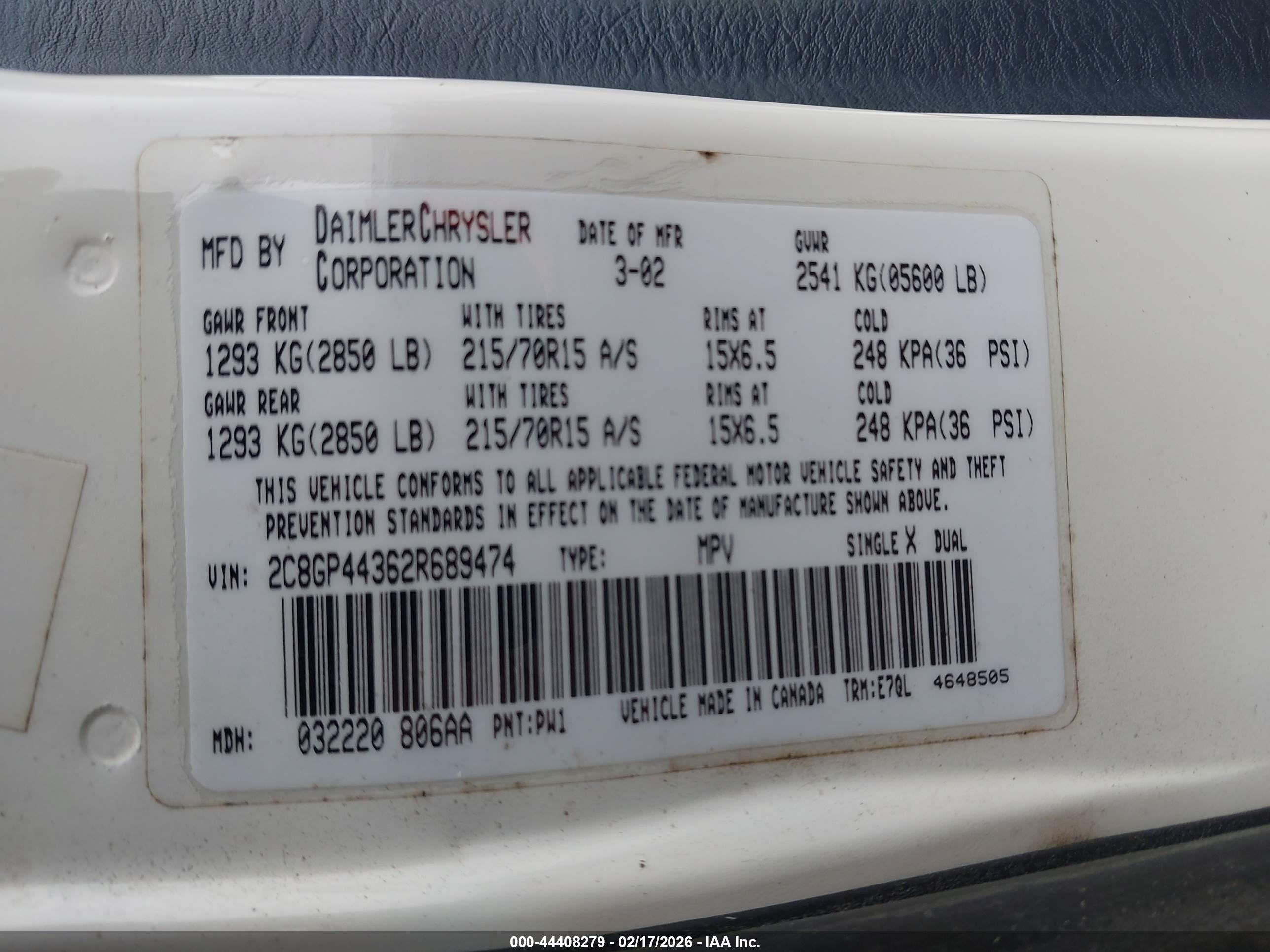 CHRYSLER TOWN image 9