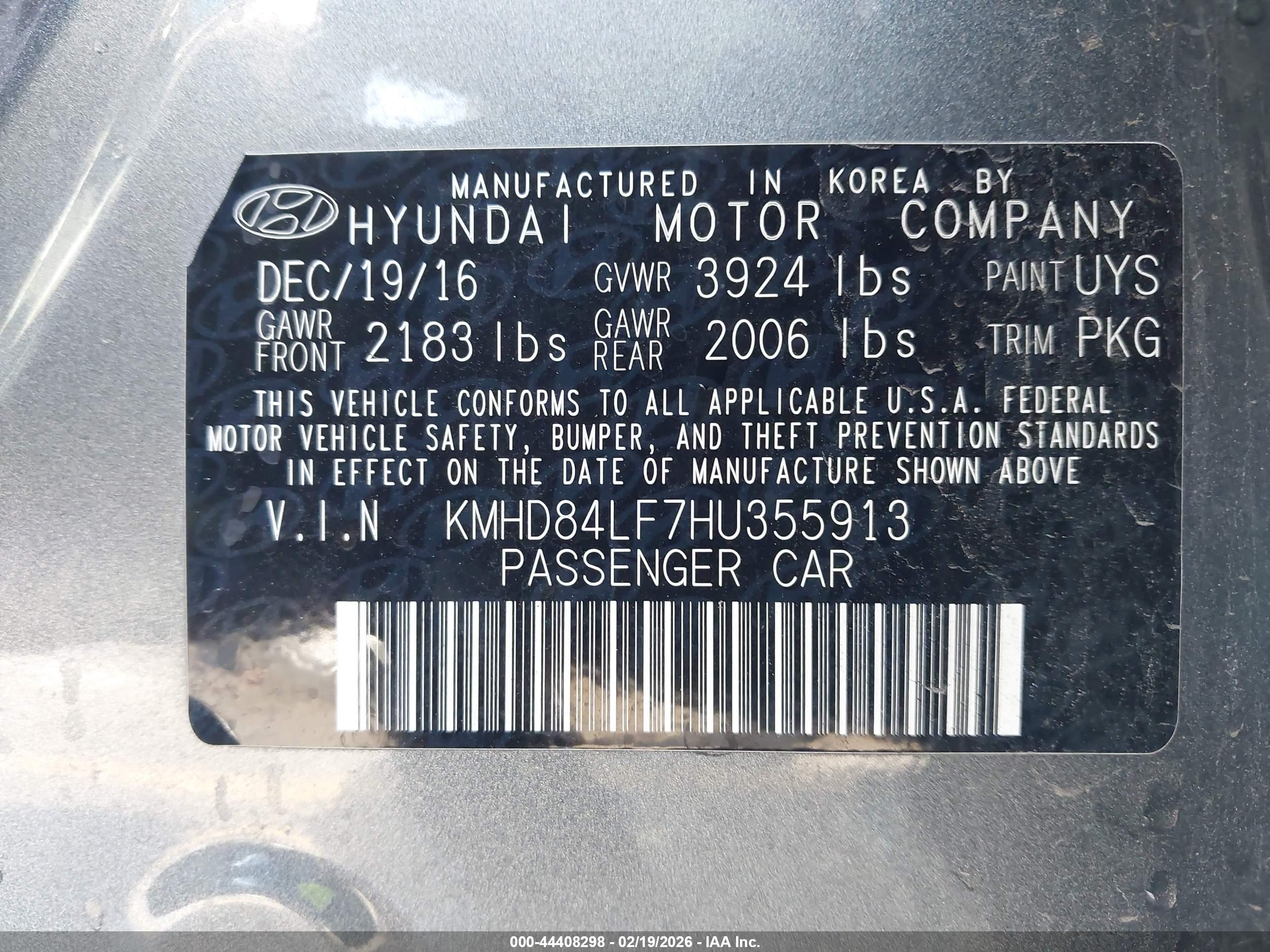 HYUNDAI ELANTRA image 9
