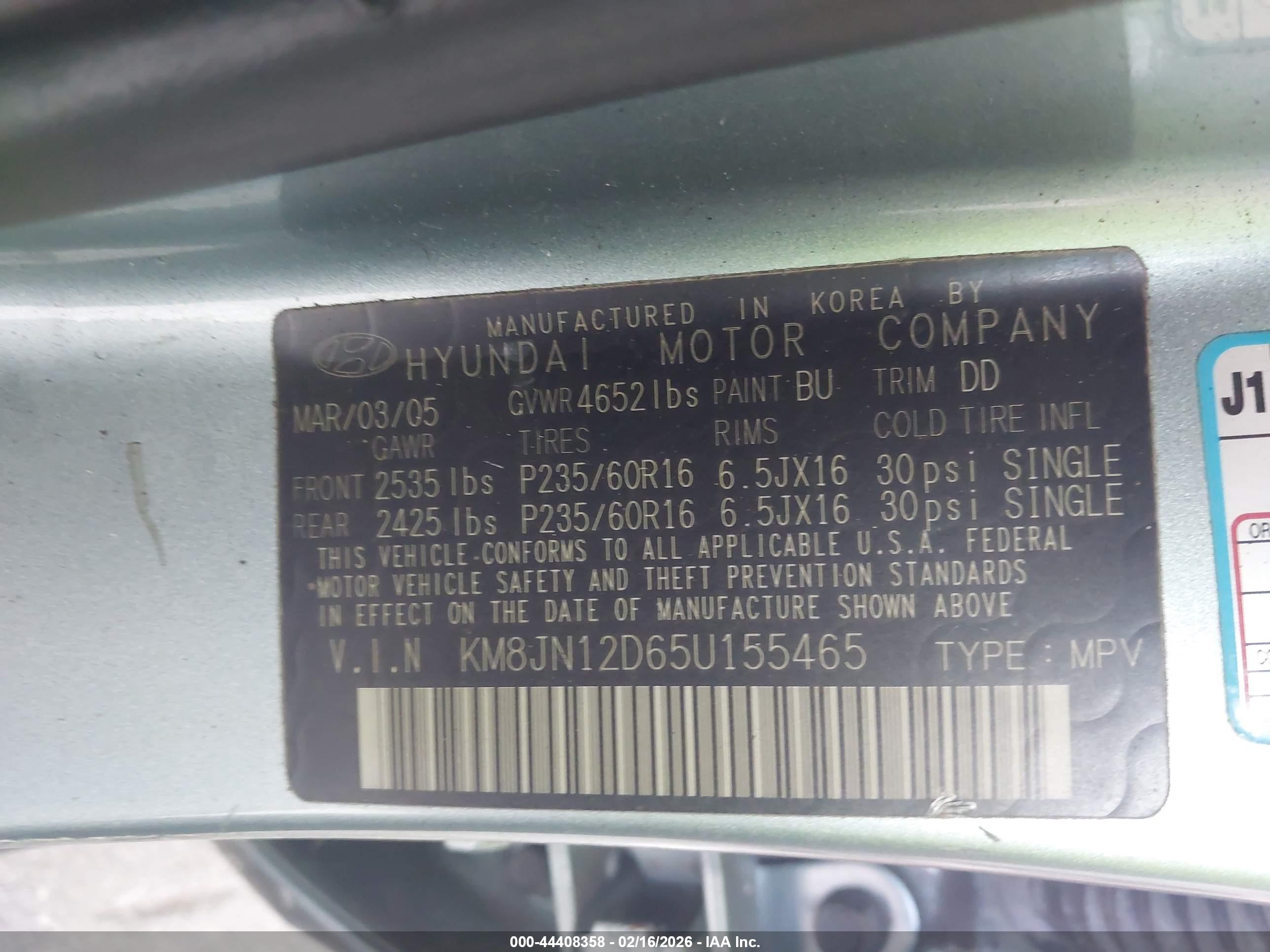 HYUNDAI TUCSON image 9