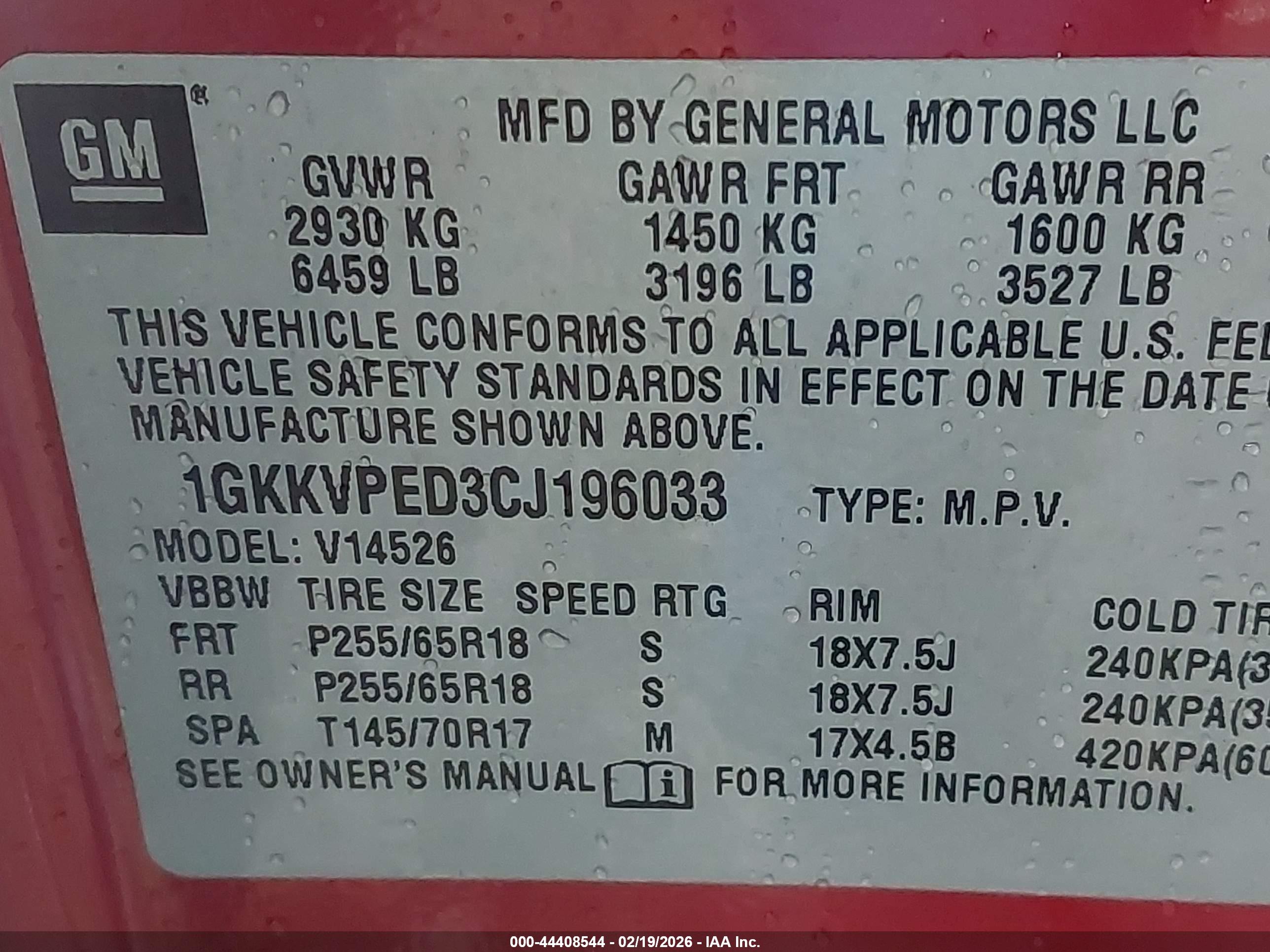 GMC ACADIA image 9