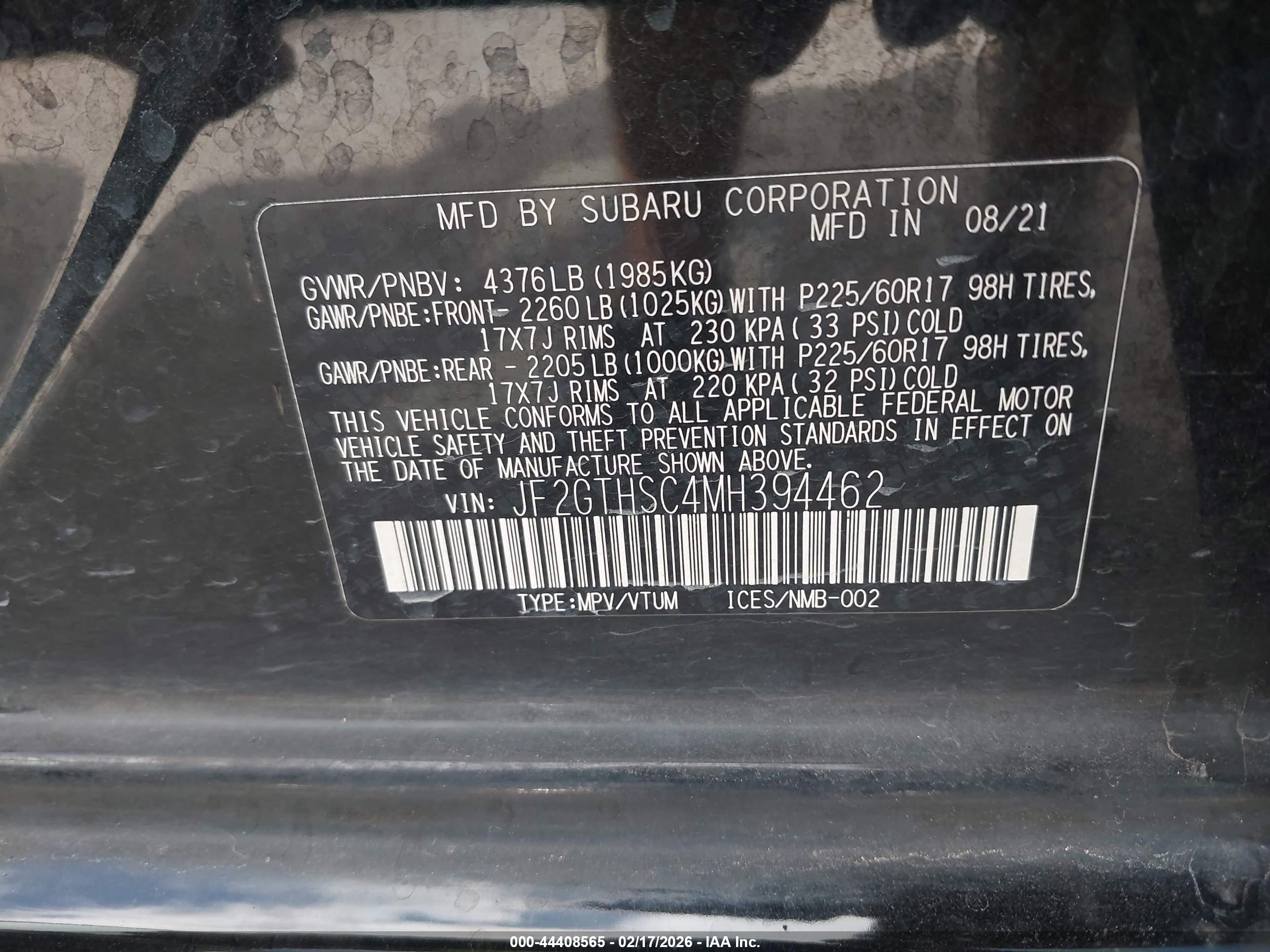 SUBARU CROSSTREK image 9