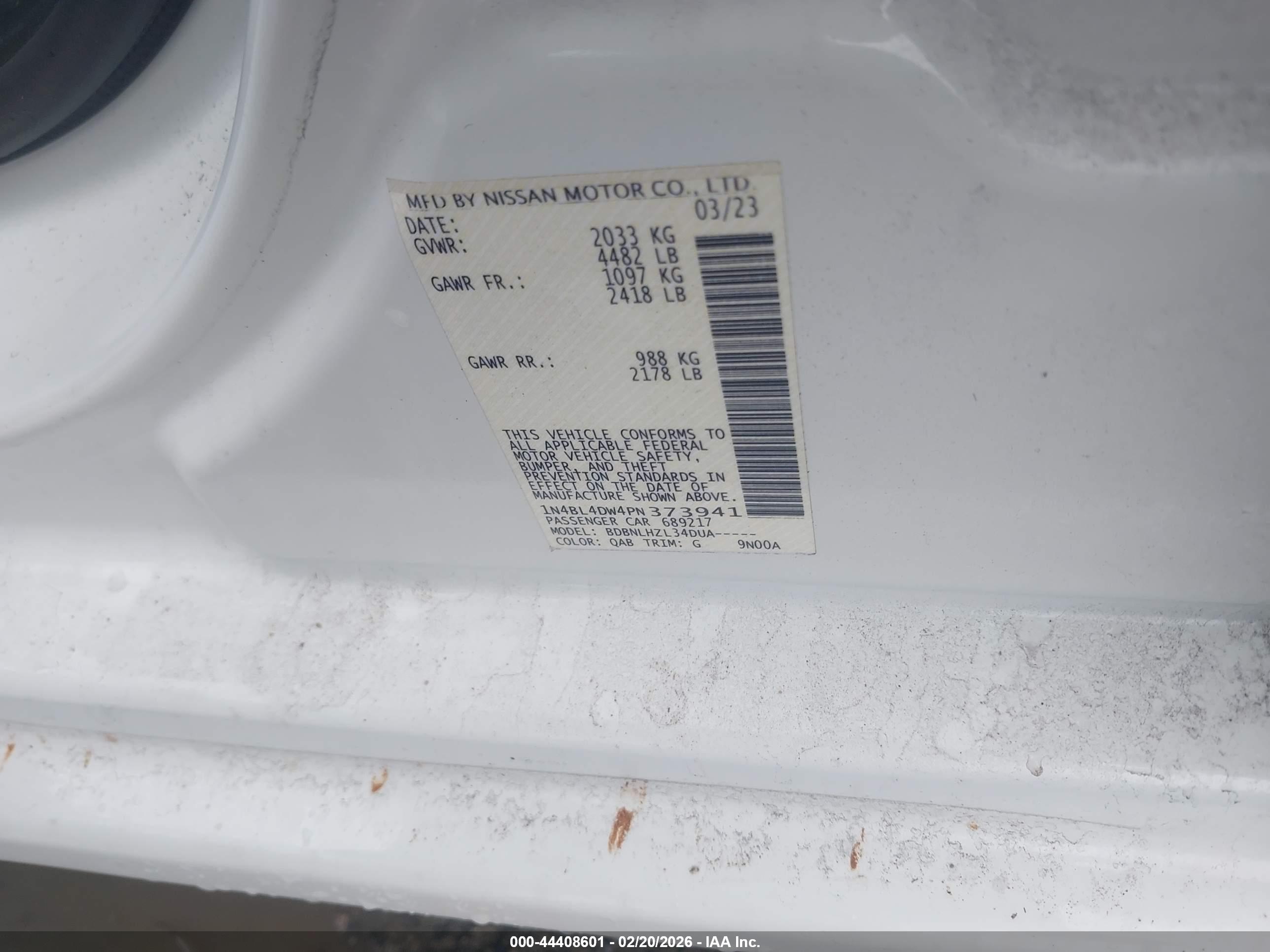 NISSAN ALTIMA image 9