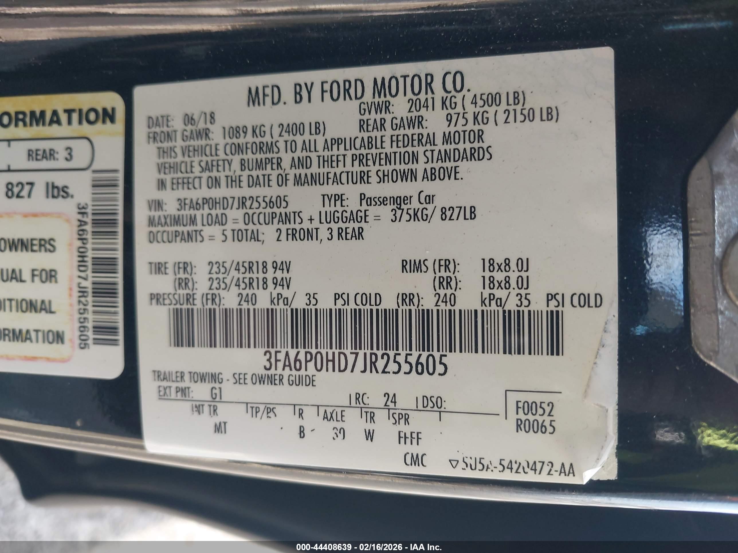 FORD FUSION image 9