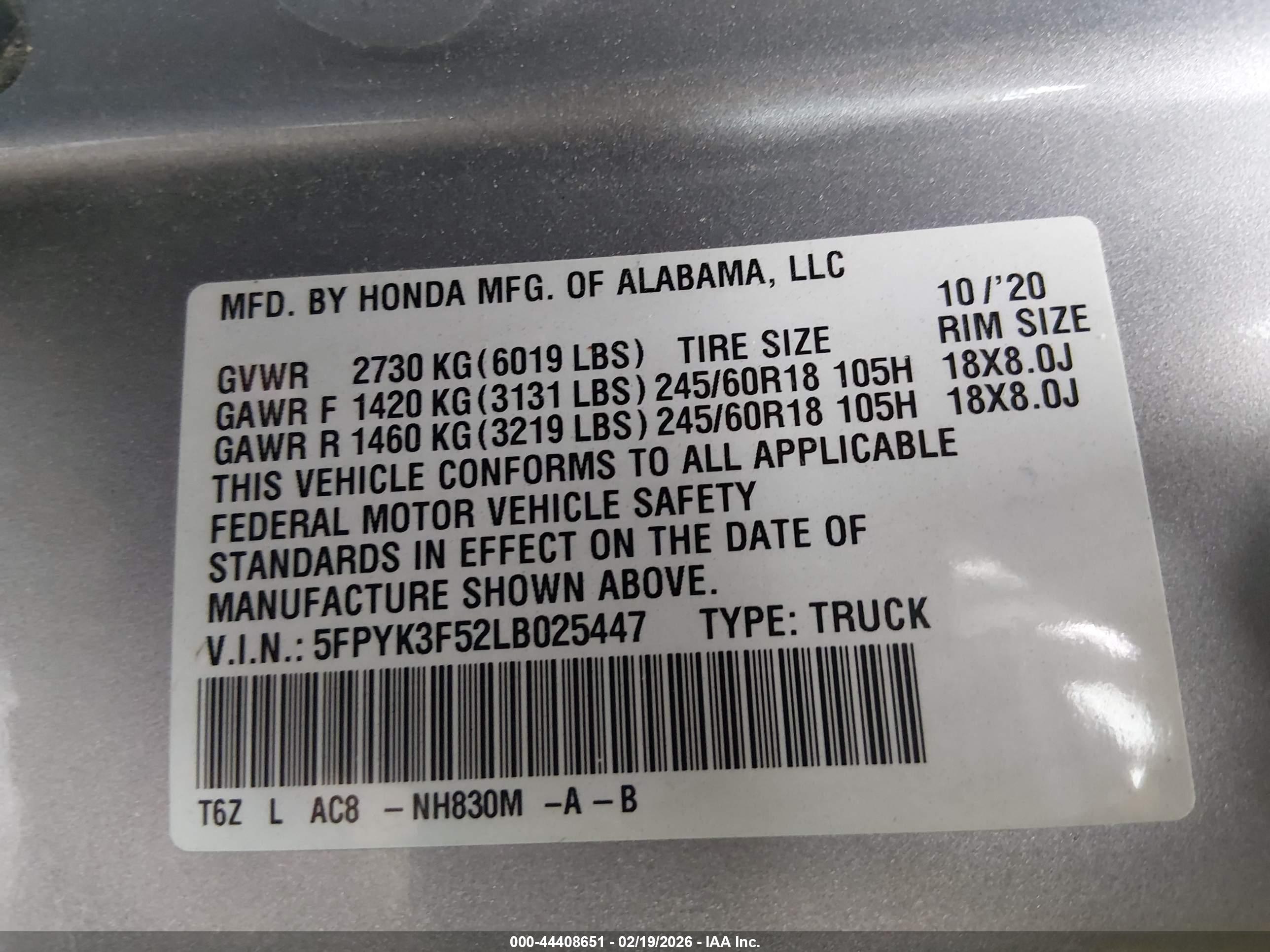 HONDA RIDGELINE image 9