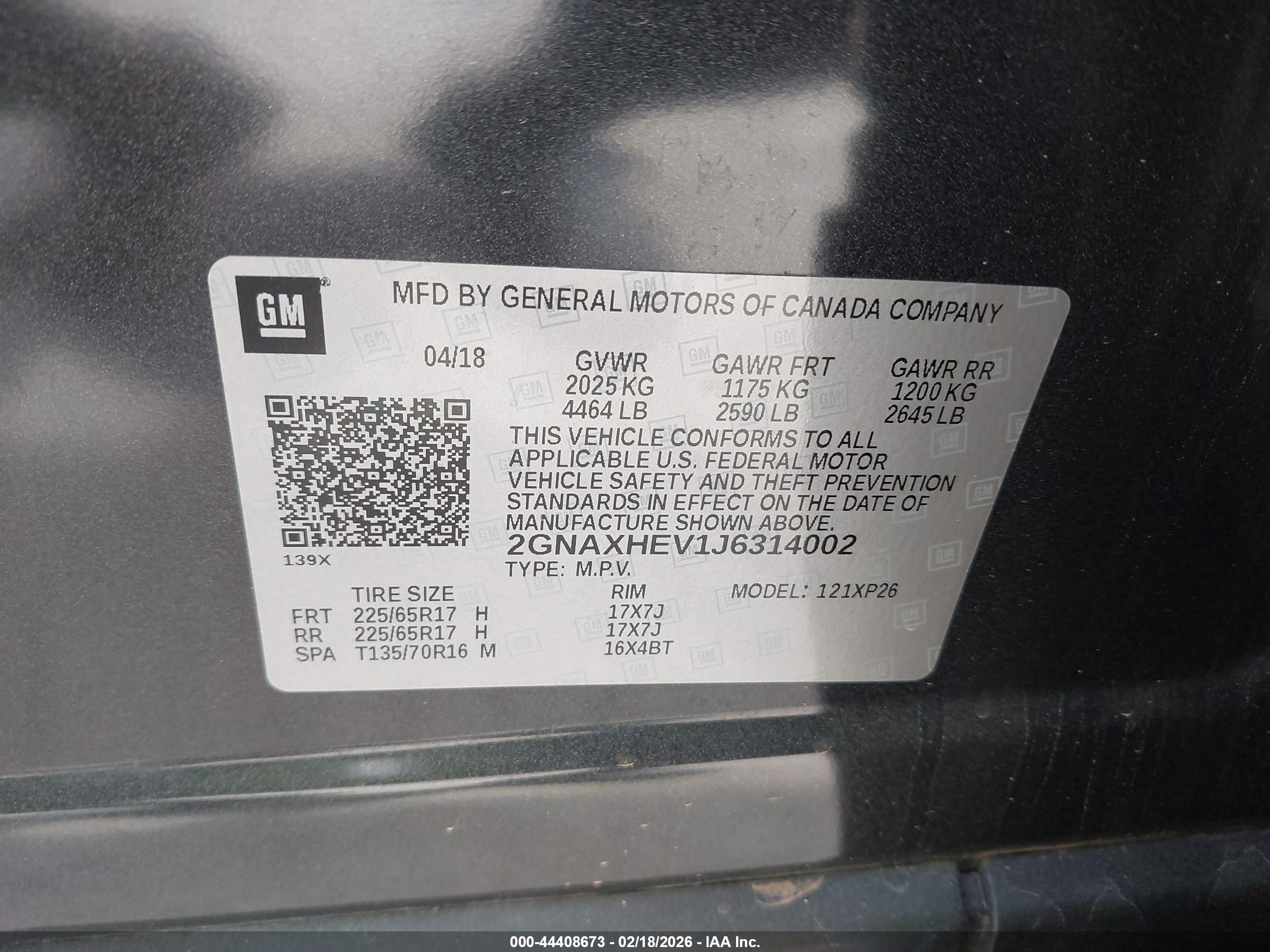 CHEVROLET EQUINOX image 9