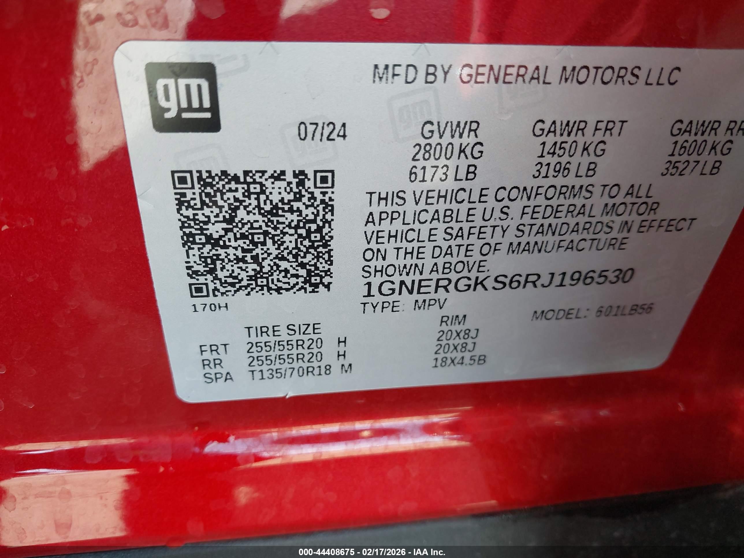 CHEVROLET TRAVERSE image 9