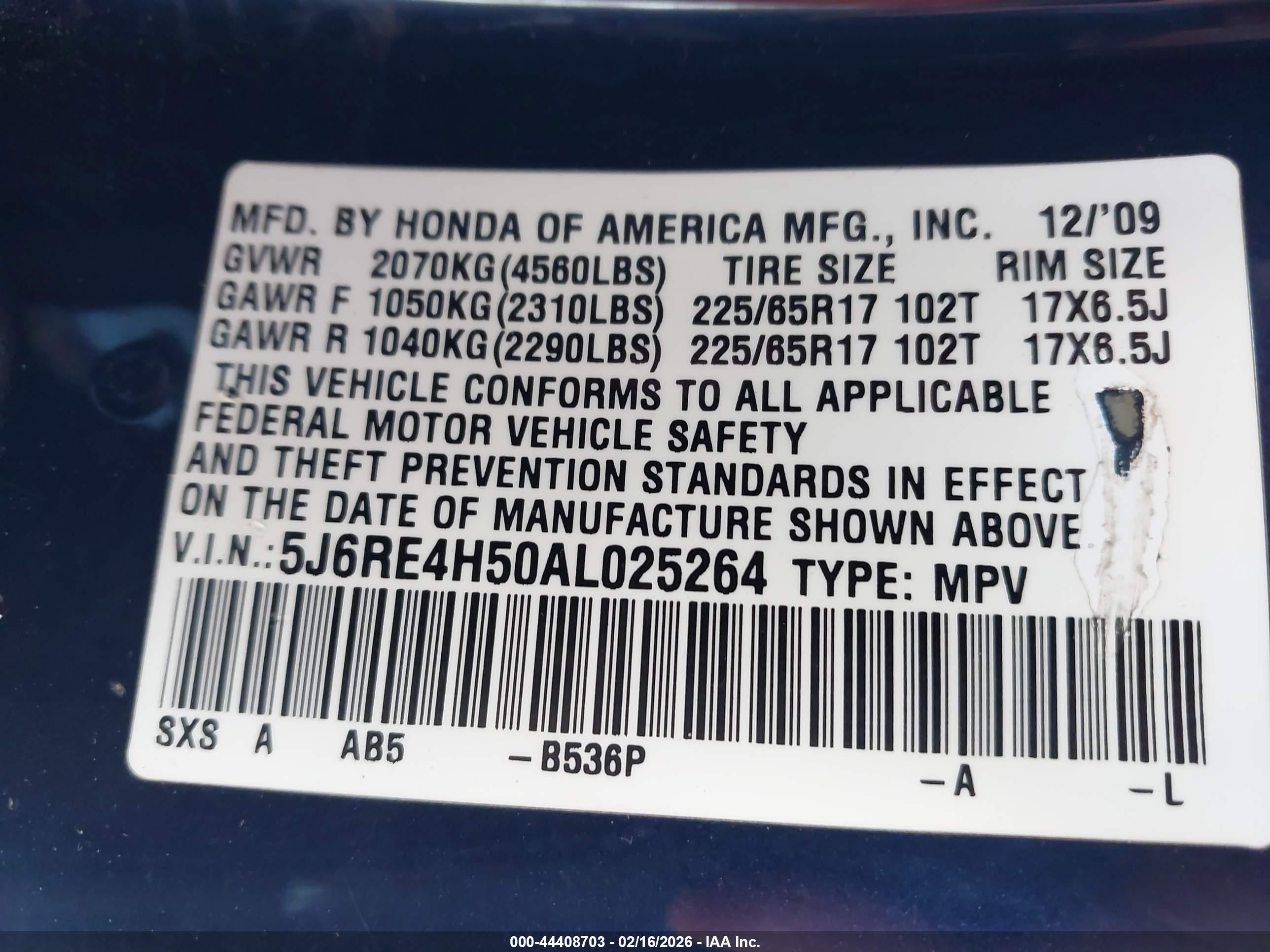 HONDA CR-V image 9