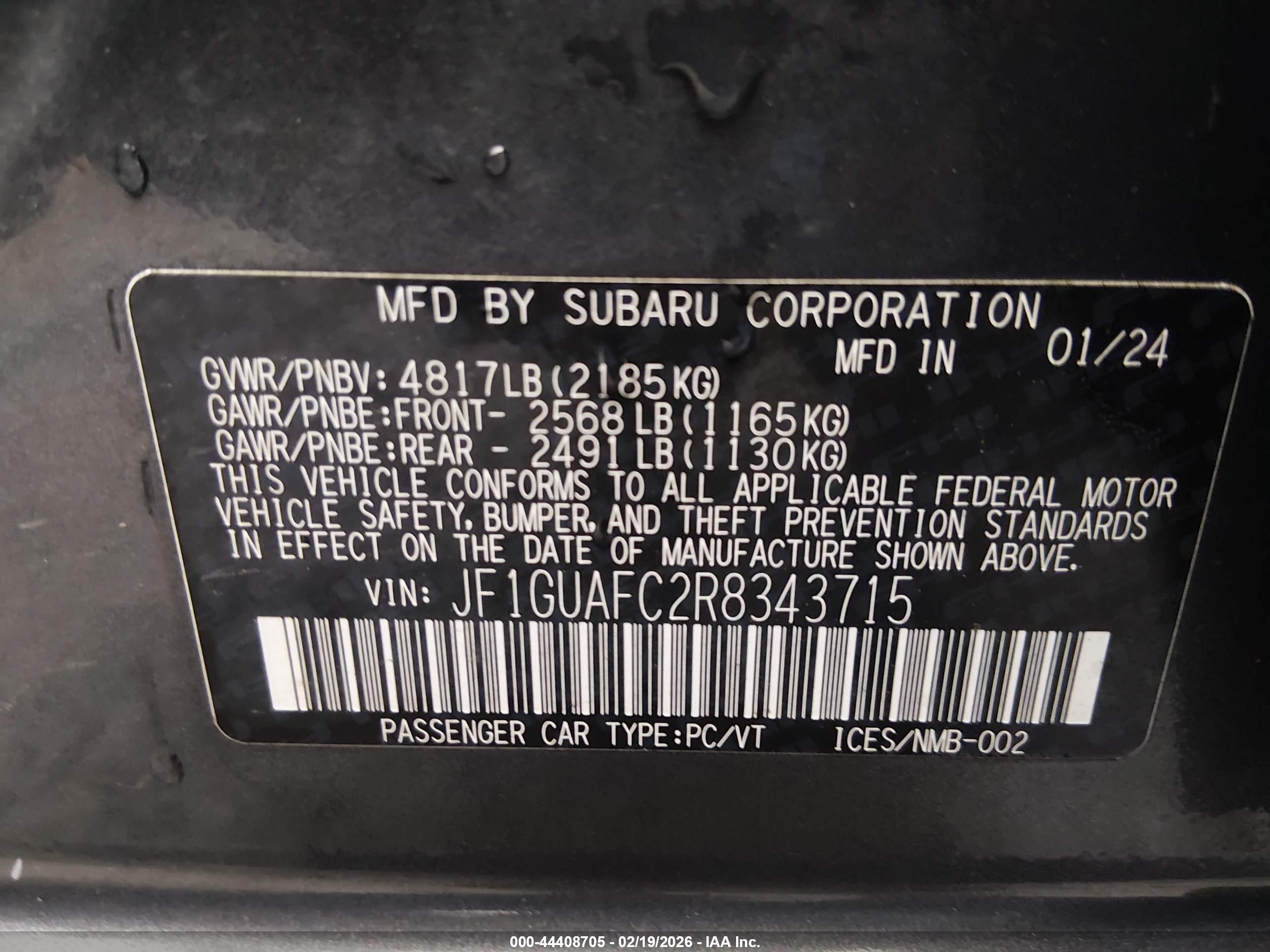SUBARU IMPREZA image 9